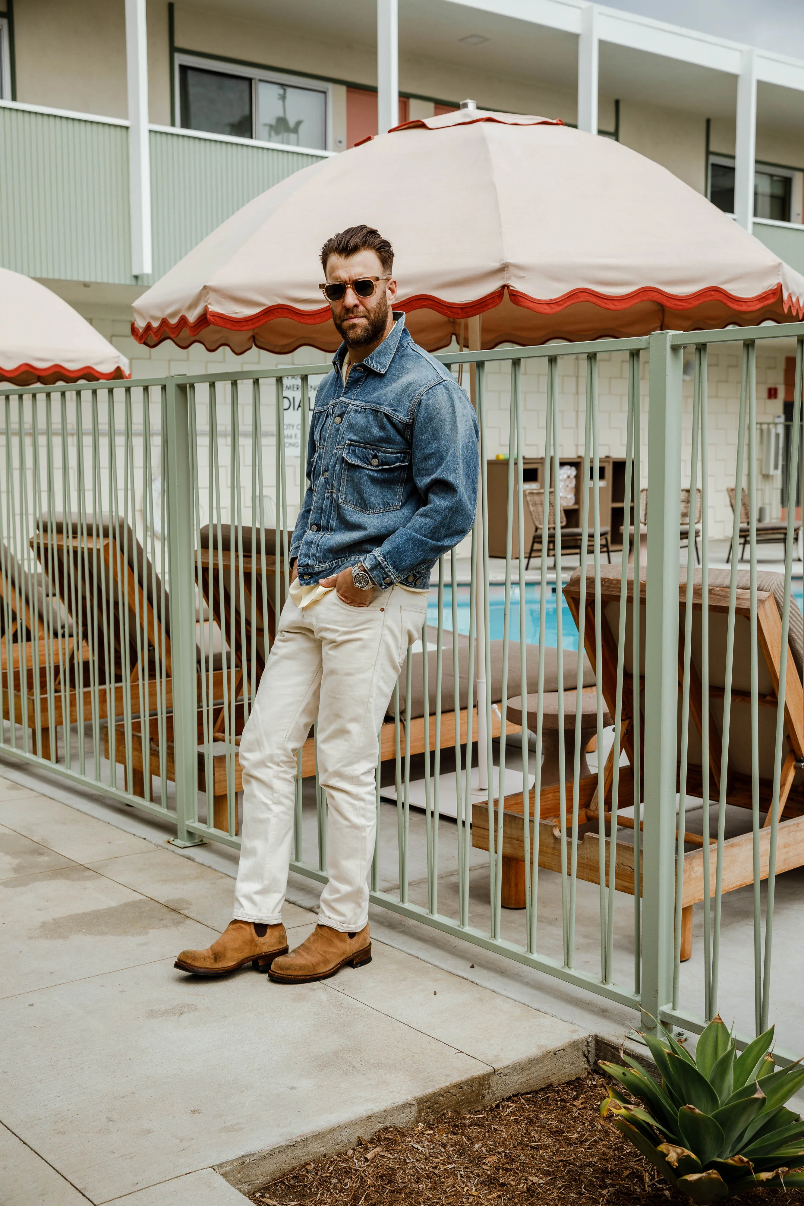 Full Count - 2102 Type 2 Denim Jacket - Dartford Washed Indigo - Image 6