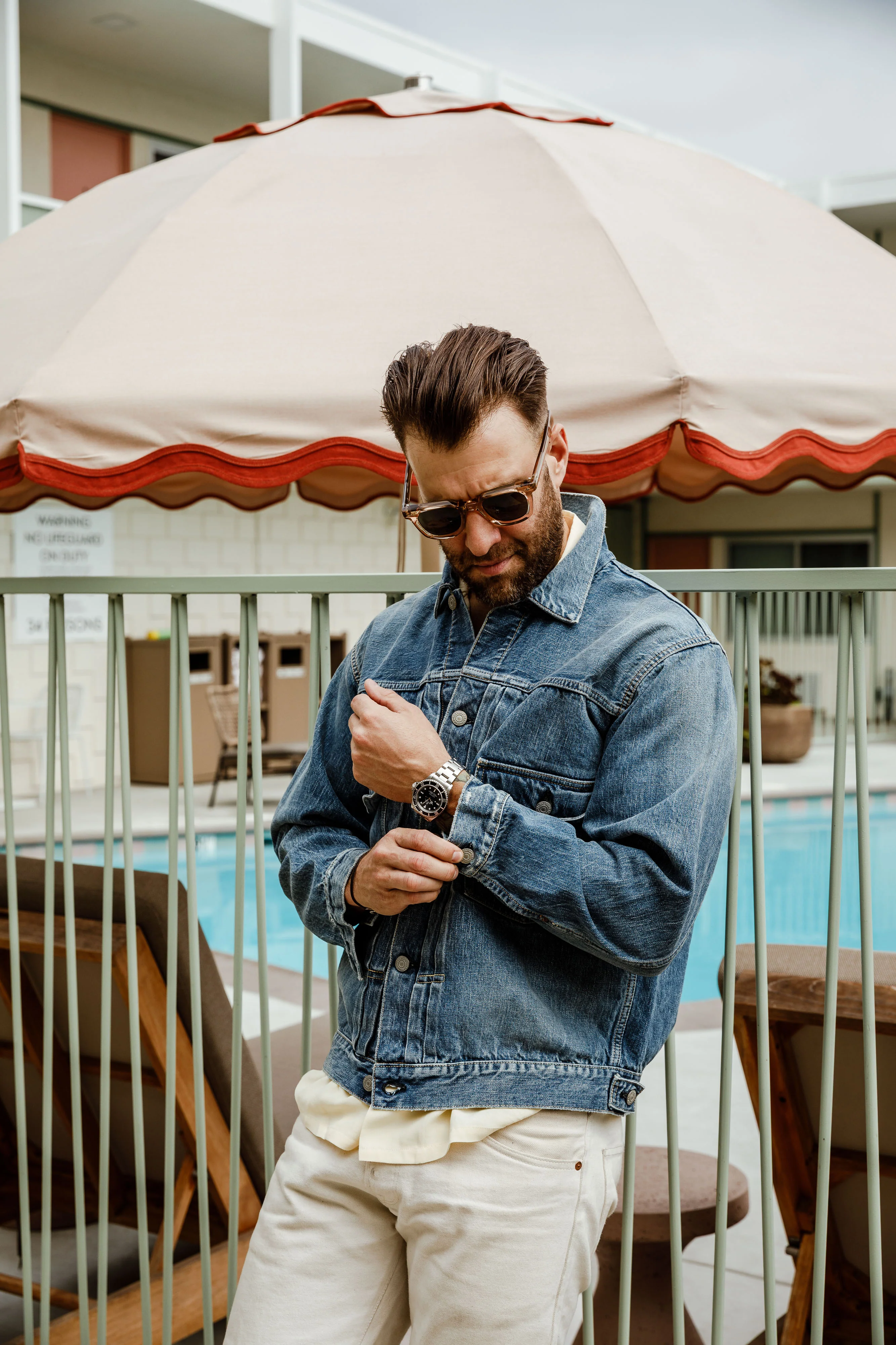 Full Count - 2102 Type 2 Denim Jacket - Dartford Washed Indigo - Image 7