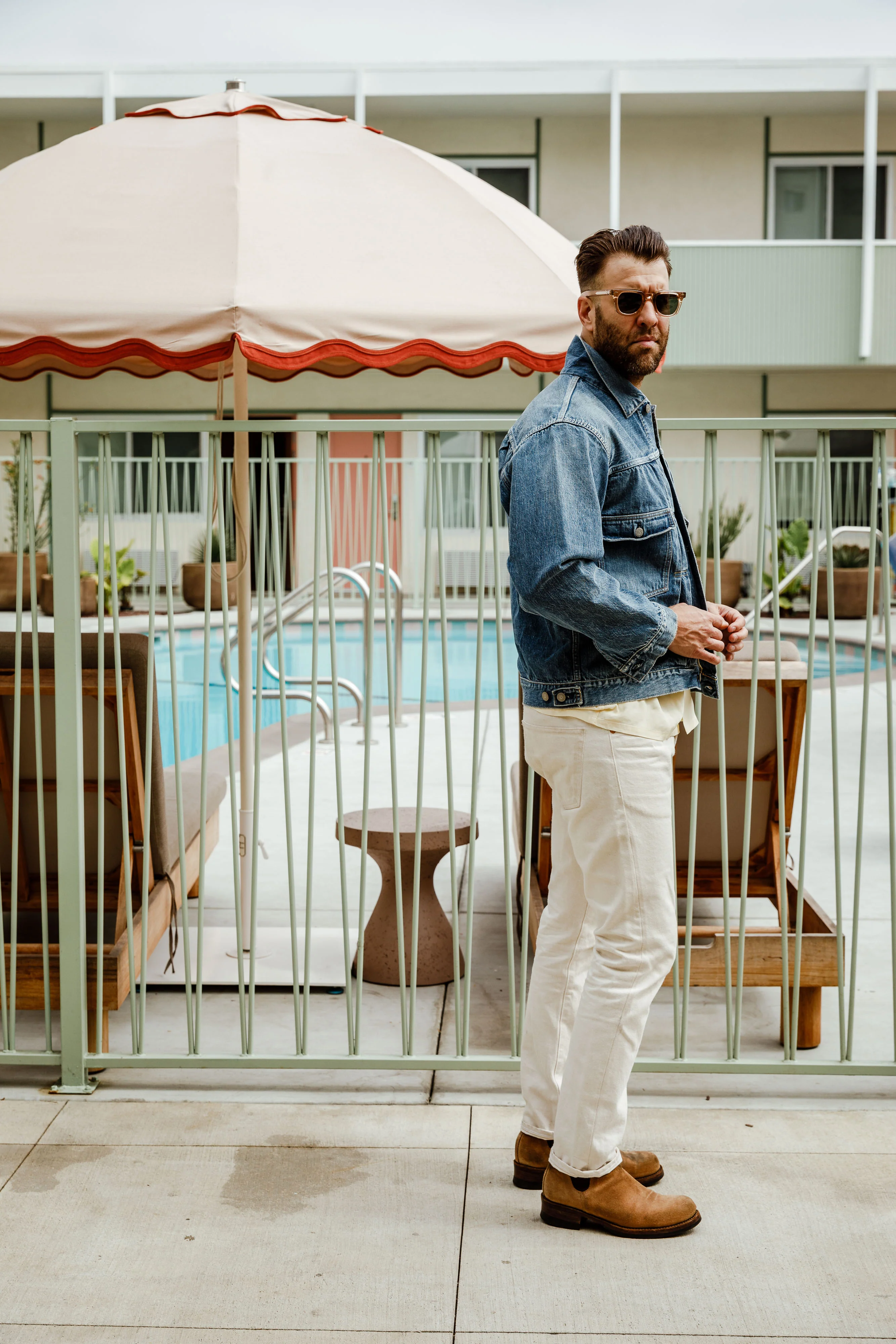 Full Count - 2102 Type 2 Denim Jacket - Dartford Washed Indigo - Image 8
