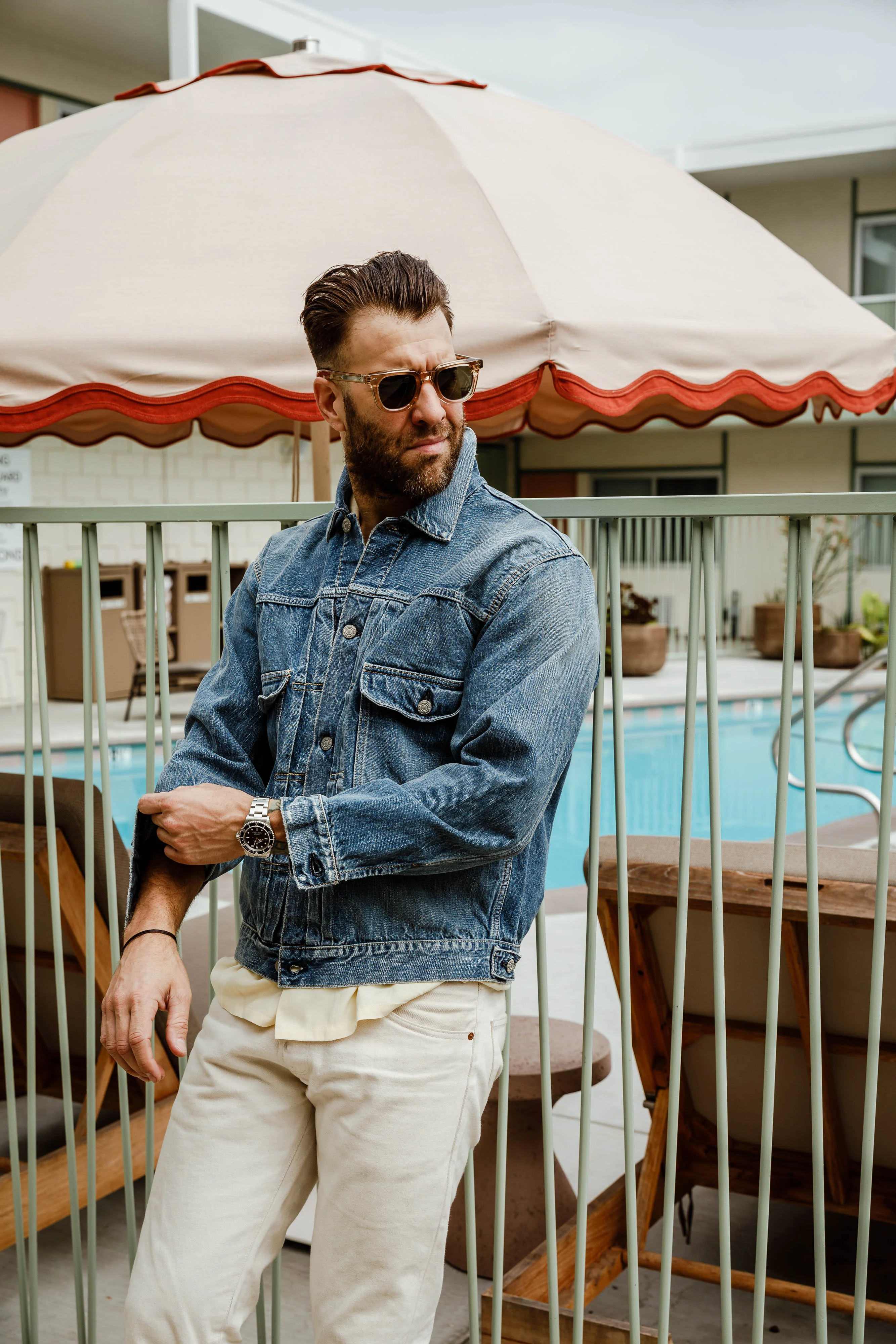Full Count - 2102 Type 2 Denim Jacket - Dartford Washed Indigo - Image 9
