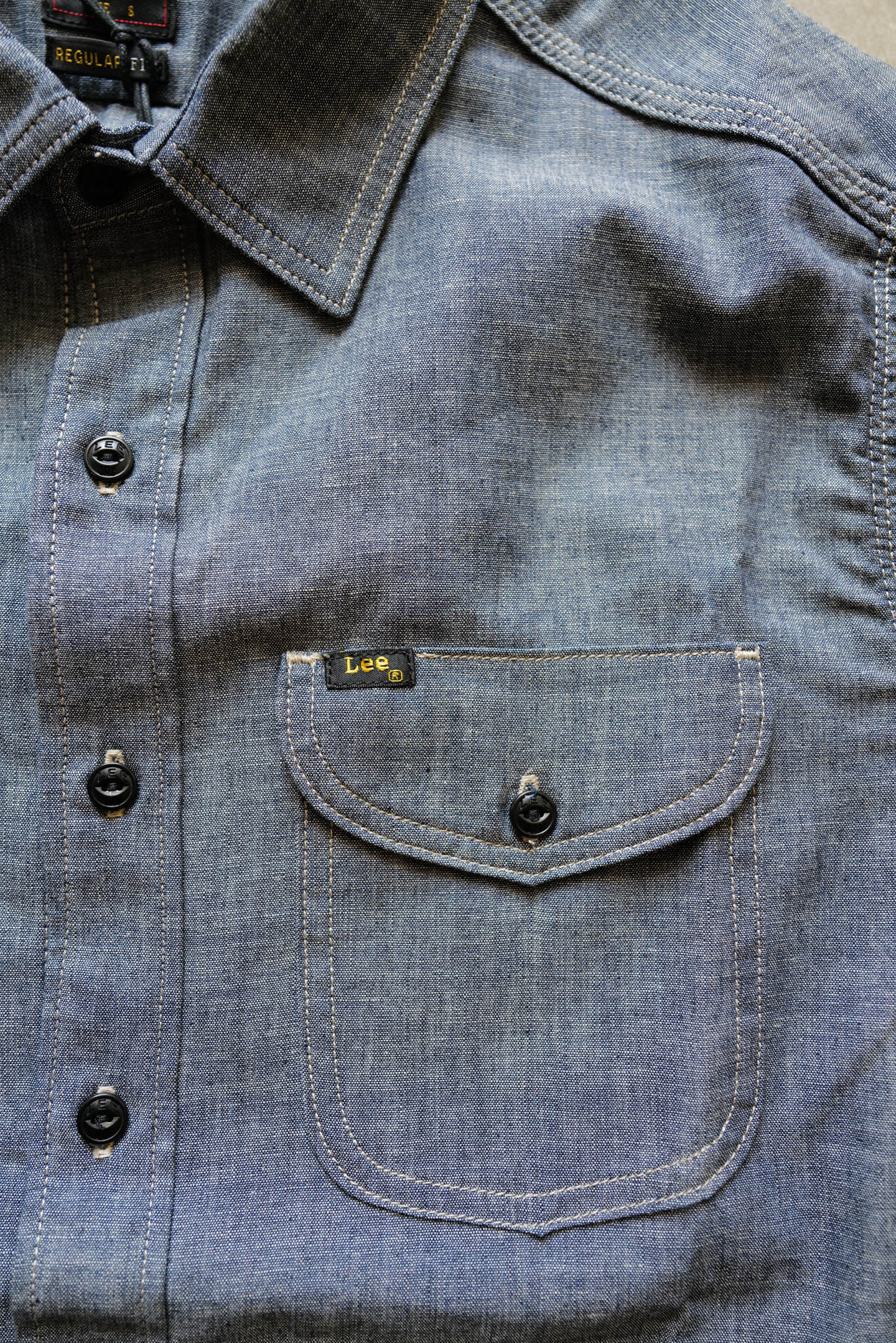 Lee 101 - 70's Chambray Shirt - Image 4