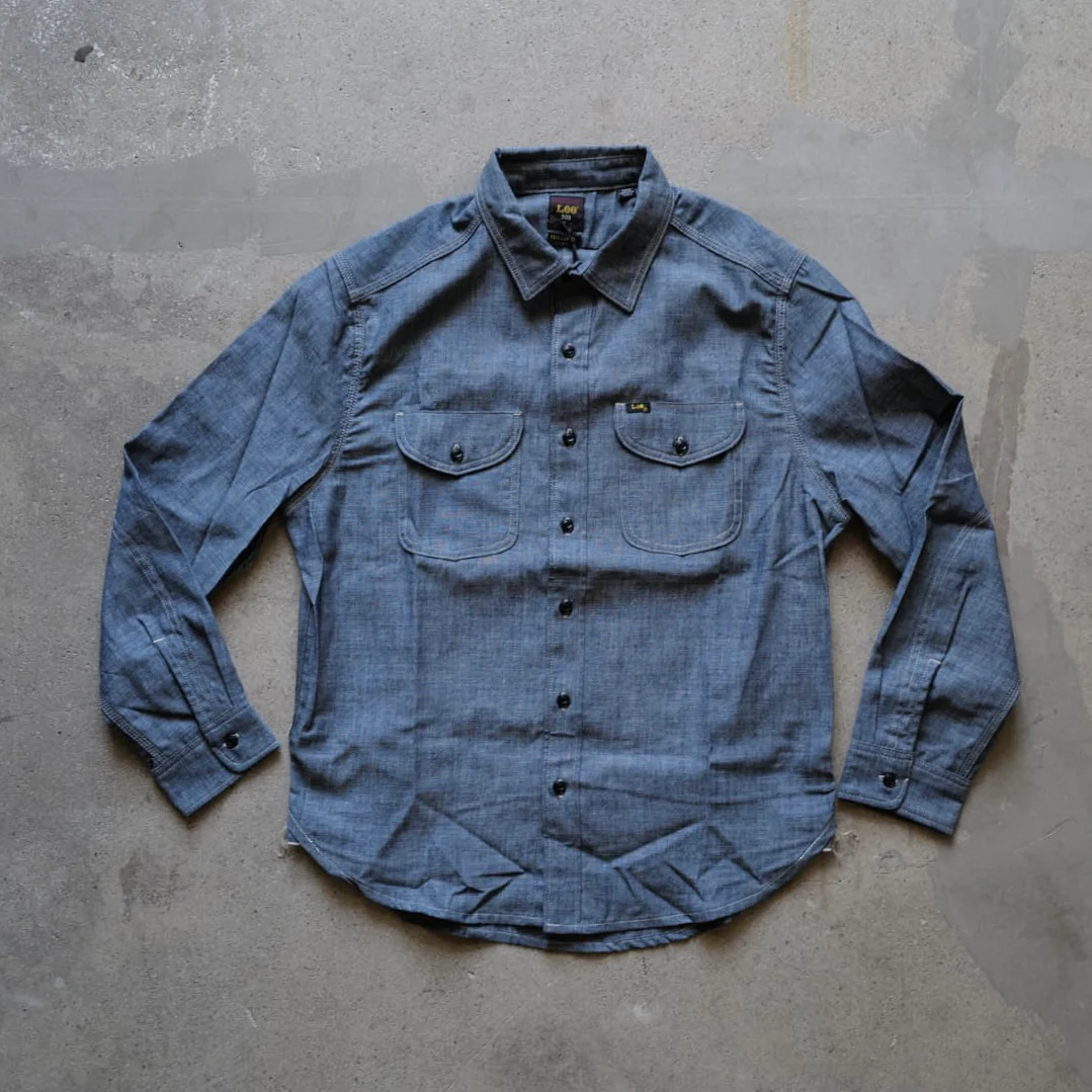 Lee 101 - 70's Chambray Shirt - Image 5