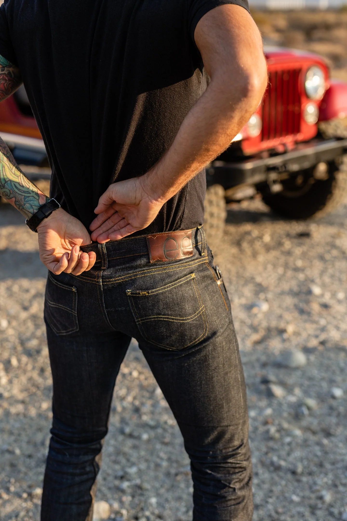 Lee 101 - Rider - 13.75oz Left Hand Twill Selvedge - Indigo - Image 8
