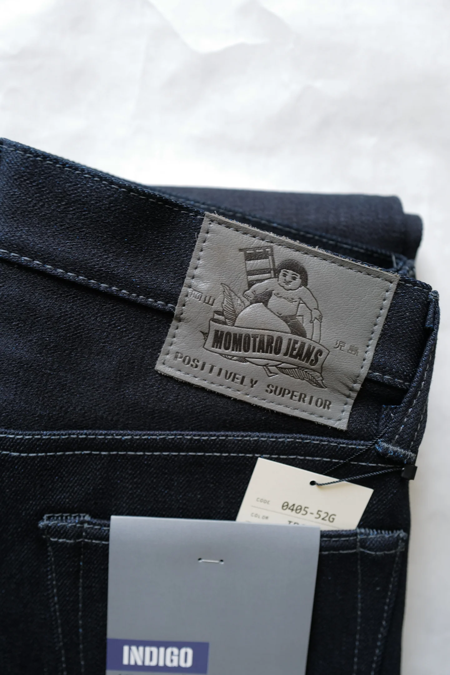 Momotaro - High Tapered - 18oz Indigo x Grey Selvedge - Image 2