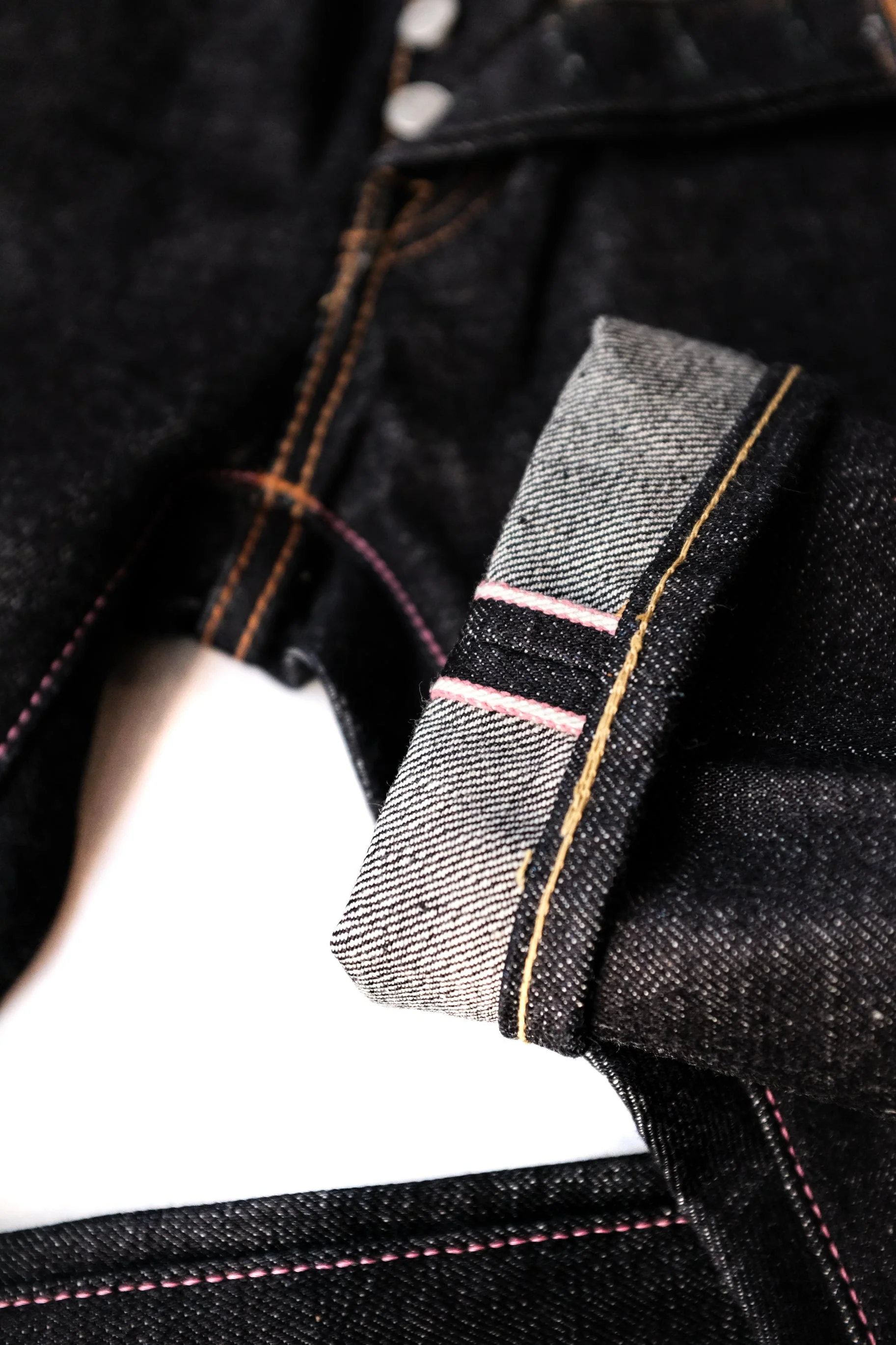 Momotaro - High Tapered - 18oz Zimbabwe w/ Battle Stripes - Image 14