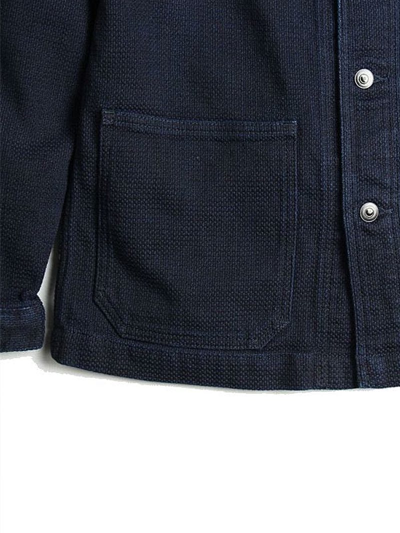 Momotaro - Indigo Dobby Coverall - Image 9