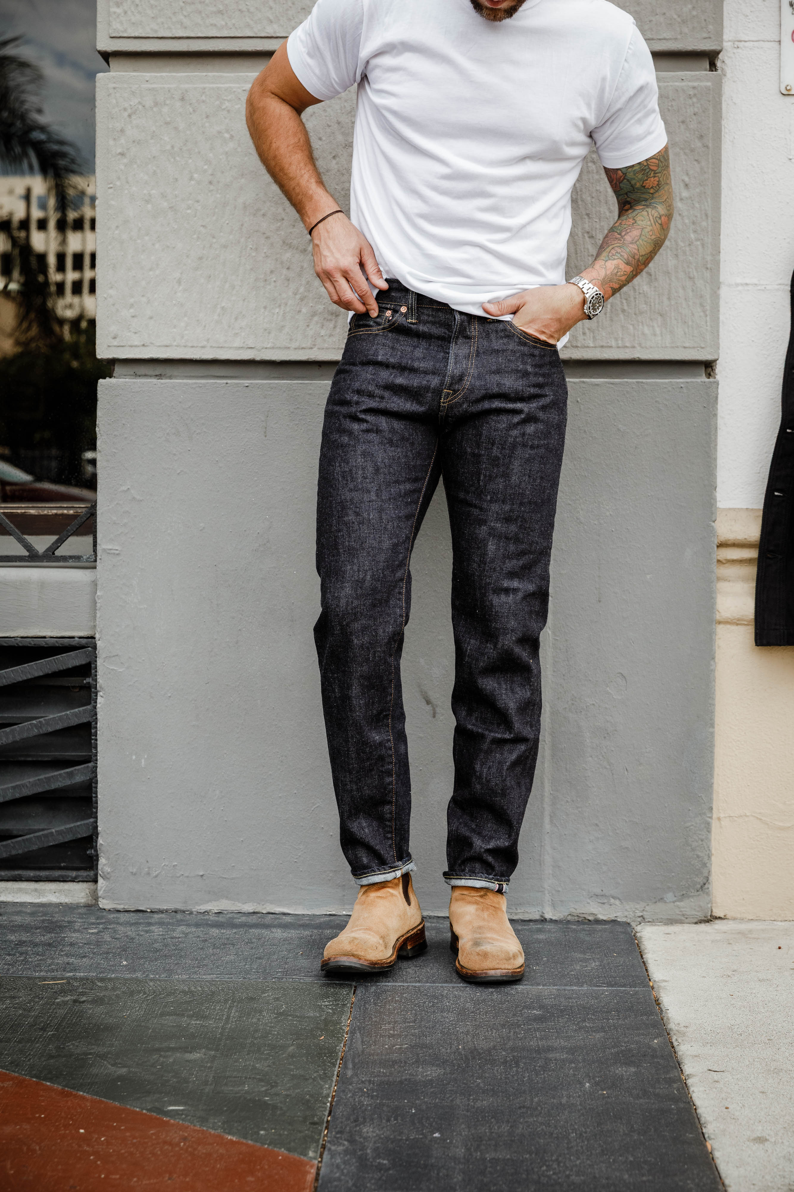 Momotaro - MMJB0201 "Classic" 15.7oz Indigo Selvedge Denim - Tapered Fit - Image 3