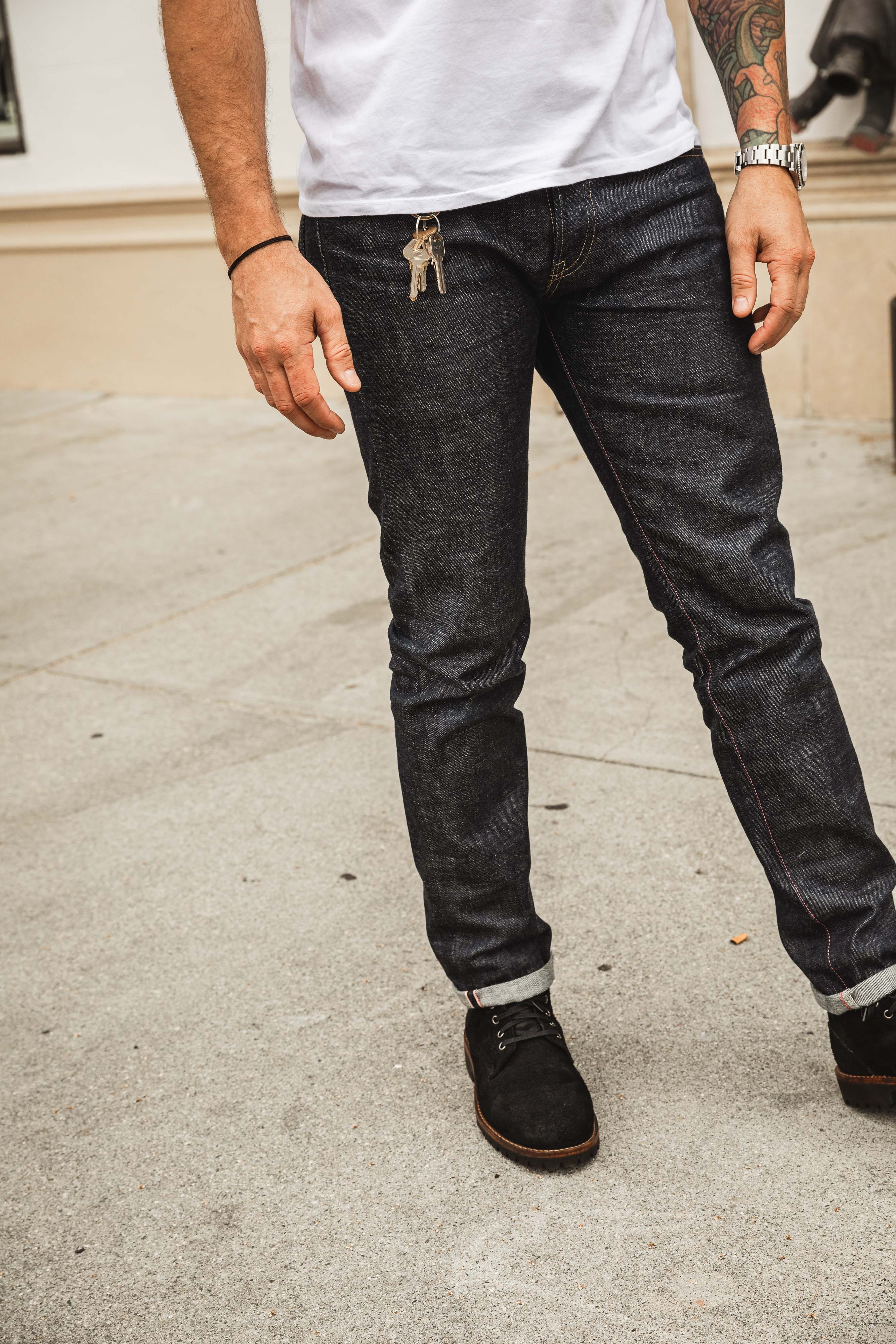 Momotaro - Tight Tapered - 14.7oz Zimbabwe Cotton Legacy Blue - Image 5