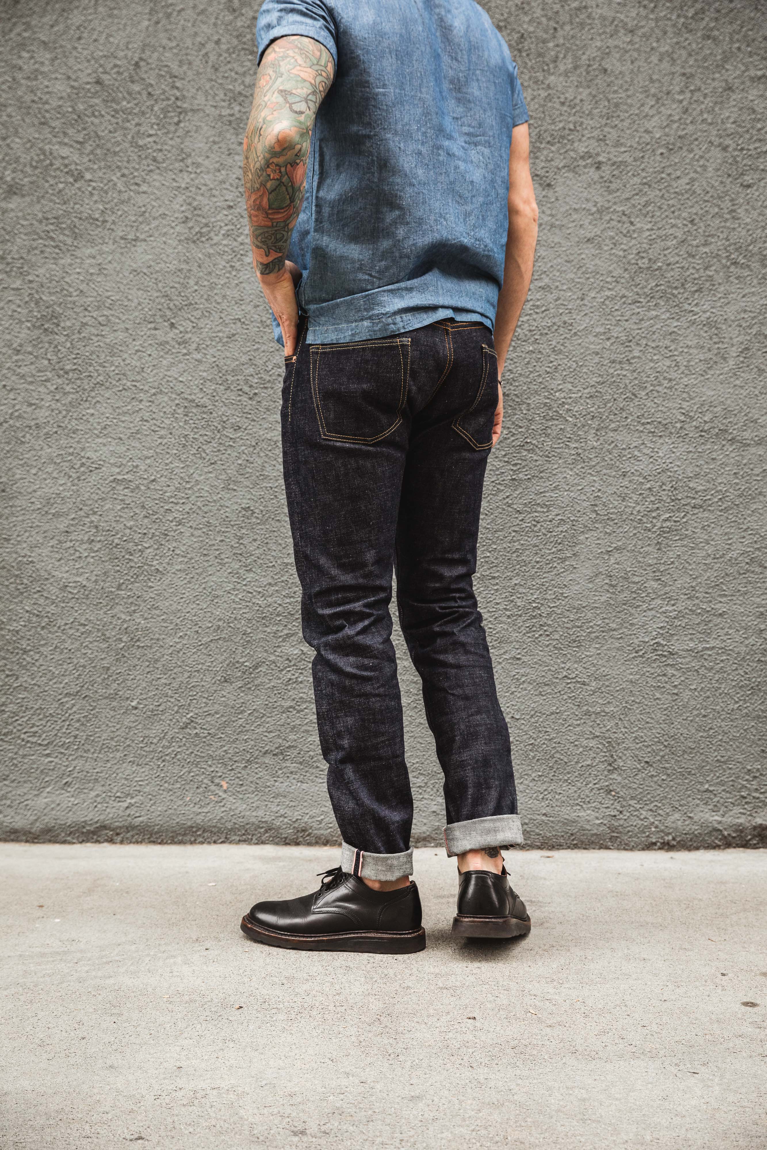 Momotaro - Tight Tapered - 14.7oz Zimbabwe Cotton Legacy Blue - Image 6