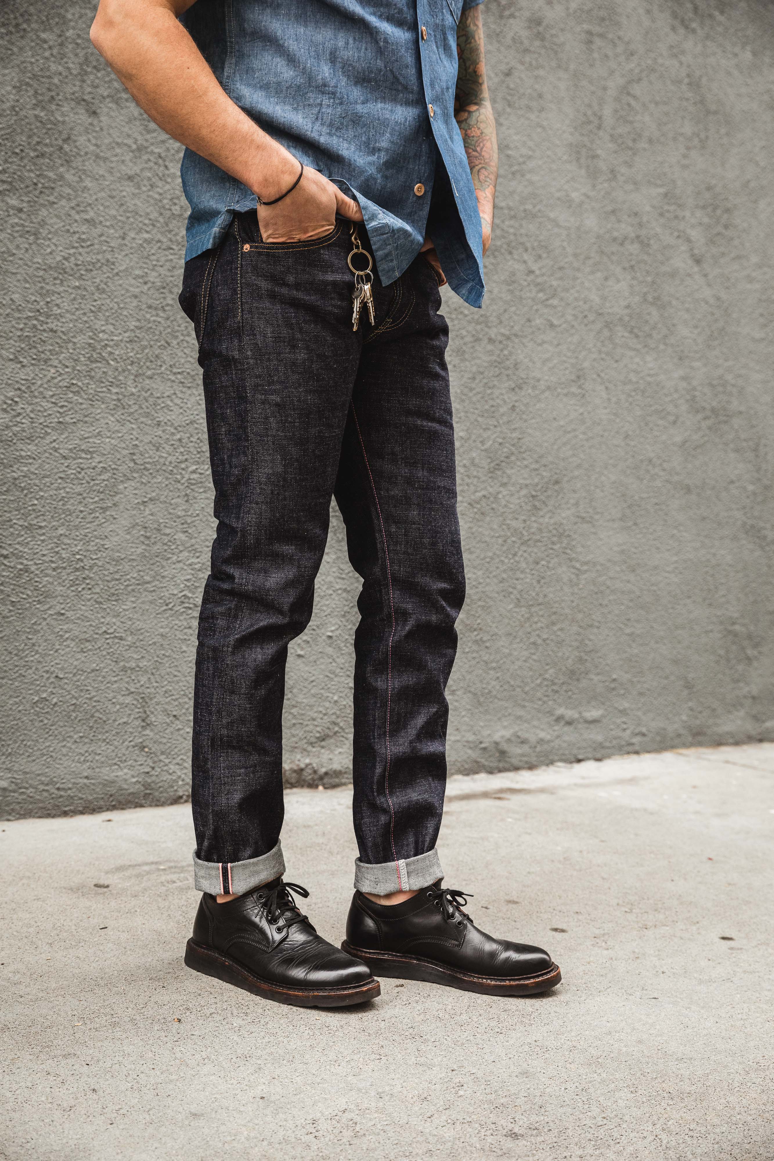 Momotaro - Tight Tapered - 14.7oz Zimbabwe Cotton Legacy Blue - Image 7