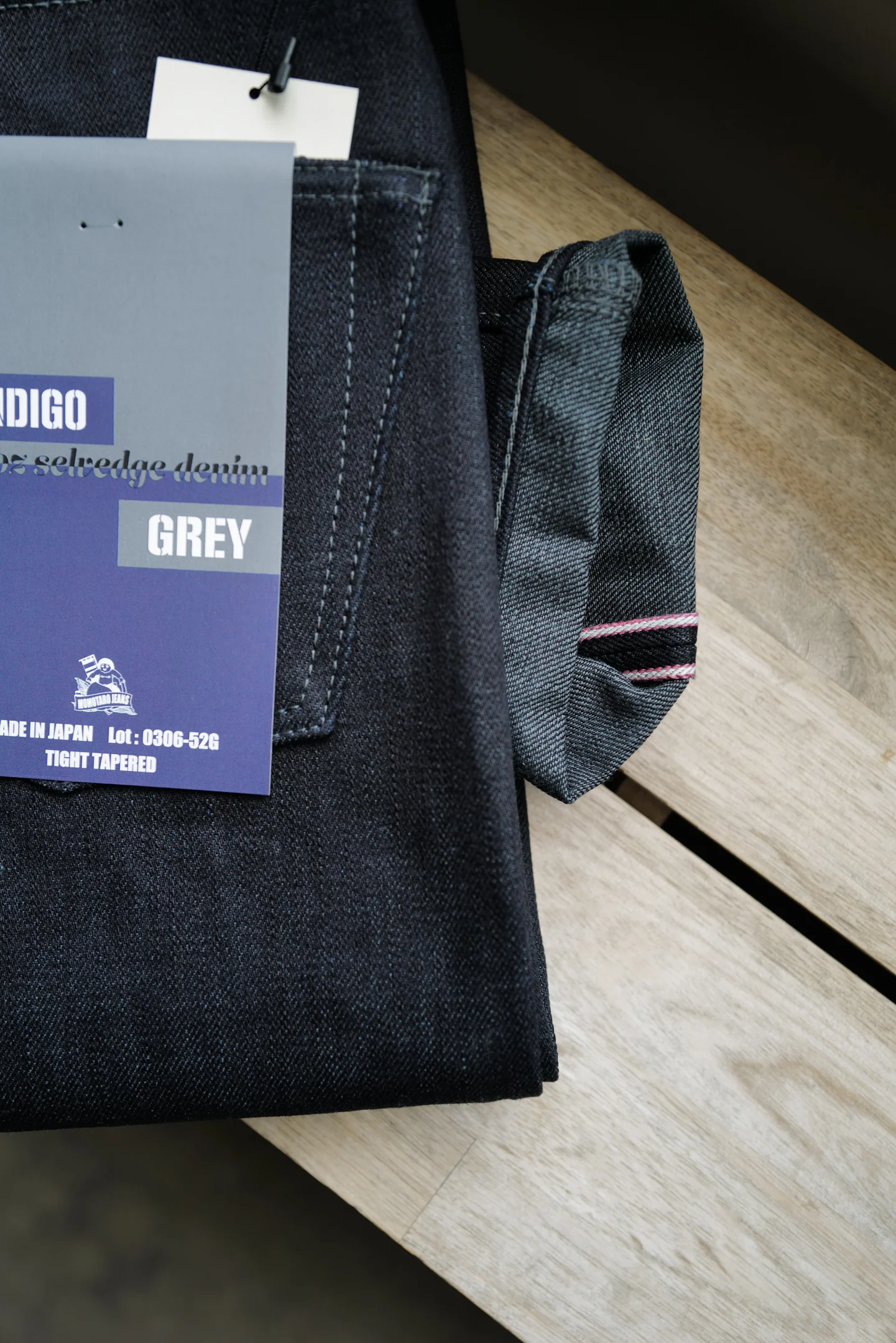 Momotaro - Tight Tapered - 18oz Indigo x Grey Selvedge - Image 2