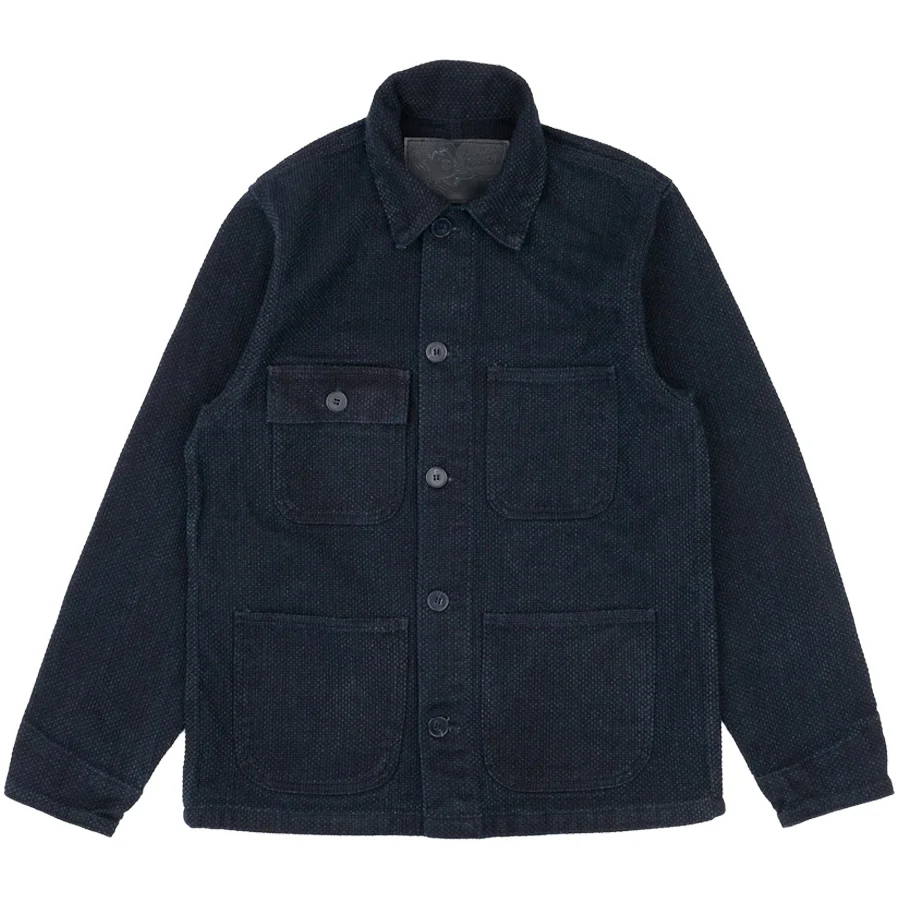 Naked & Famous - Chore Coat - 12.5oz Indigo Sashiko