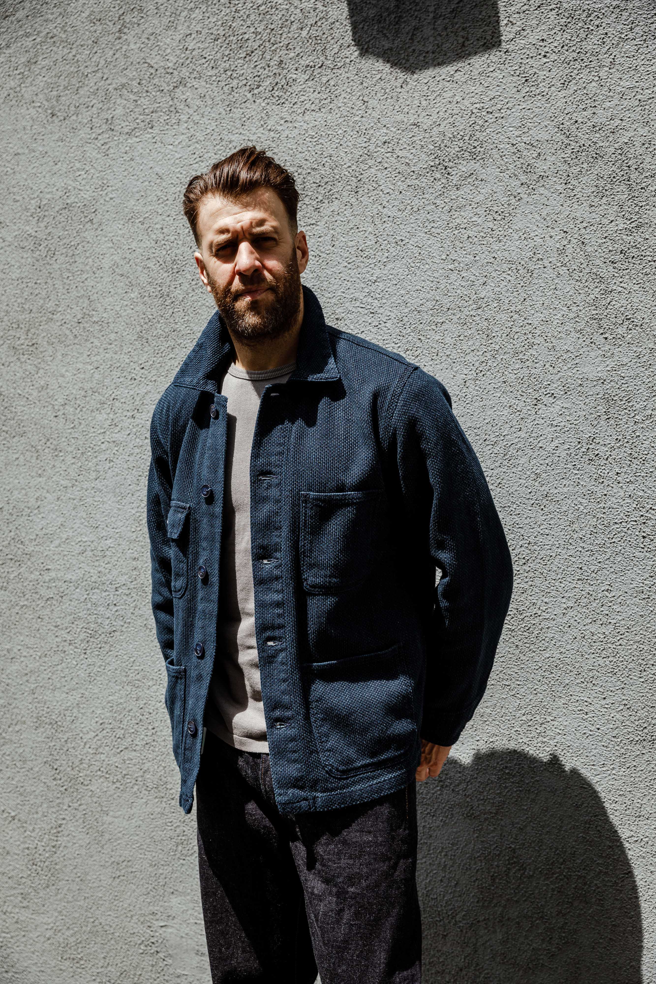 Naked & Famous - Chore Coat - 12.5oz Indigo Sashiko - Image 2