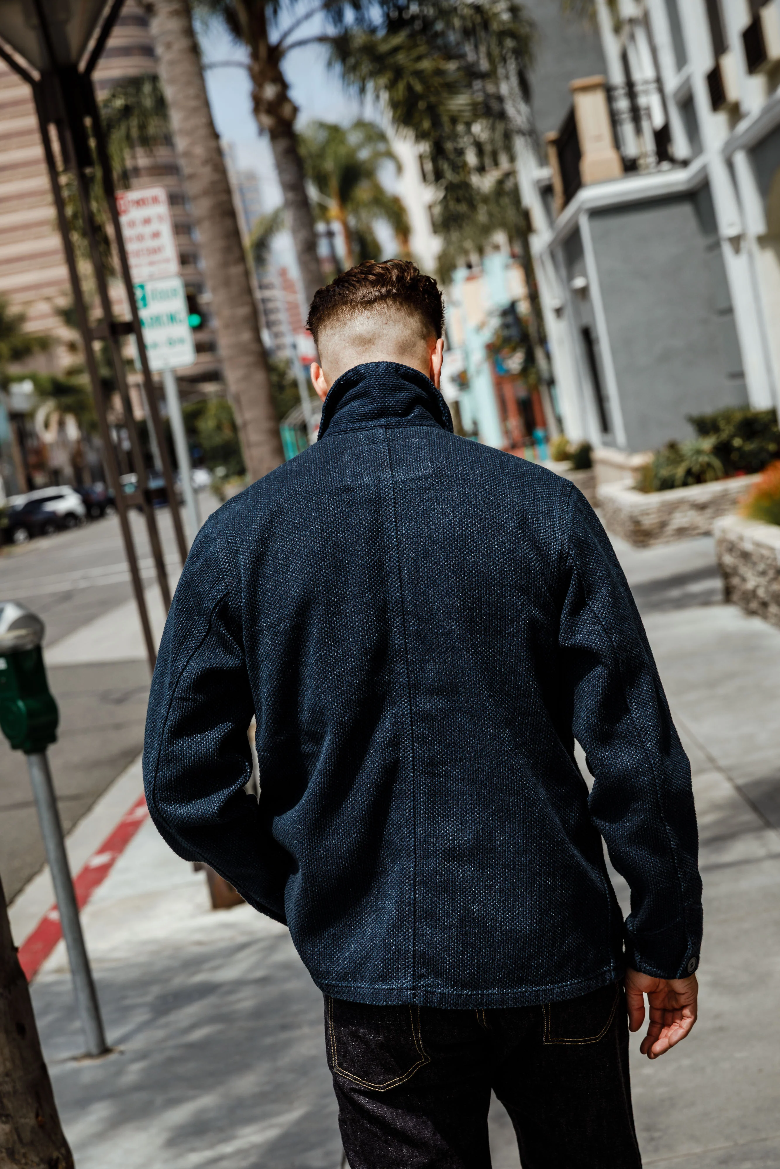 Naked & Famous - Chore Coat - 12.5oz Indigo Sashiko - Image 8