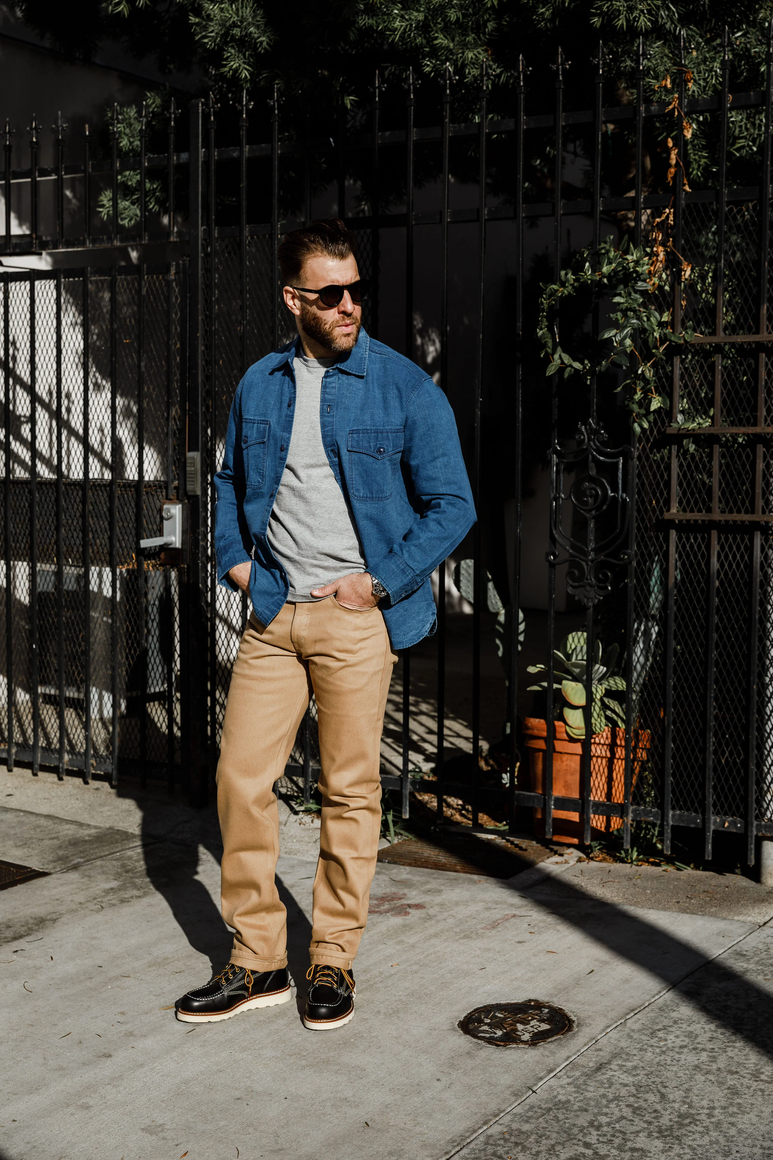 Naked & Famous - Weird Guy - 13oz Brown Fox Selvedge - Image 4