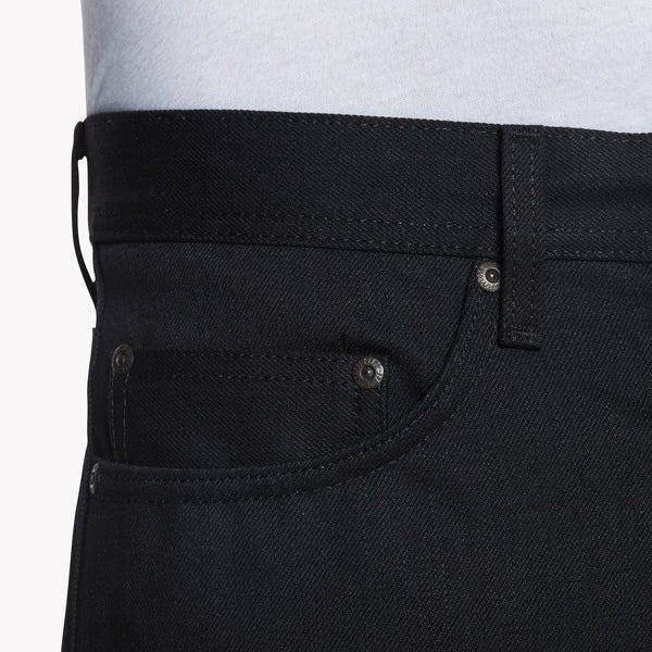 Naked & Famous - Weird Guy - Solid Black Selvedge - Image 3