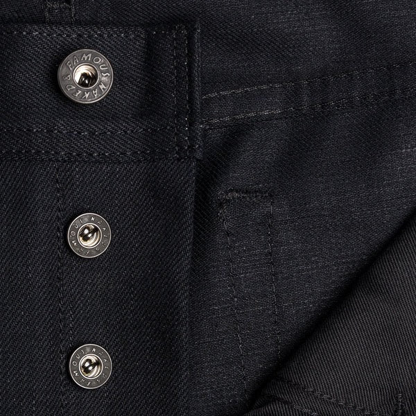 Naked & Famous - Weird Guy - Solid Black Selvedge - Image 4