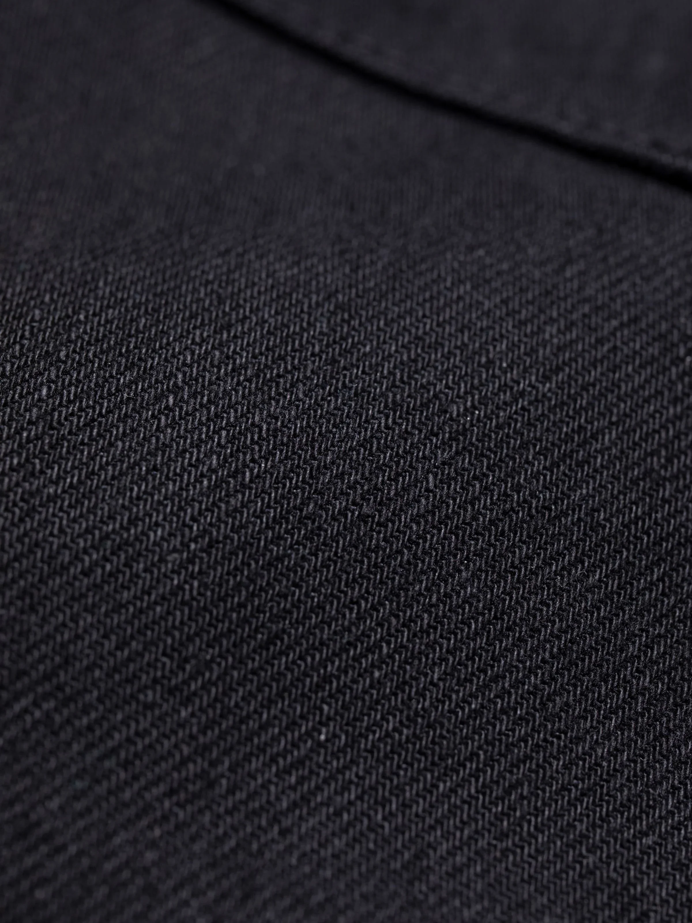 Nudie - George 14.5oz Selvage Denim Shirt - Dry Black - Image 8