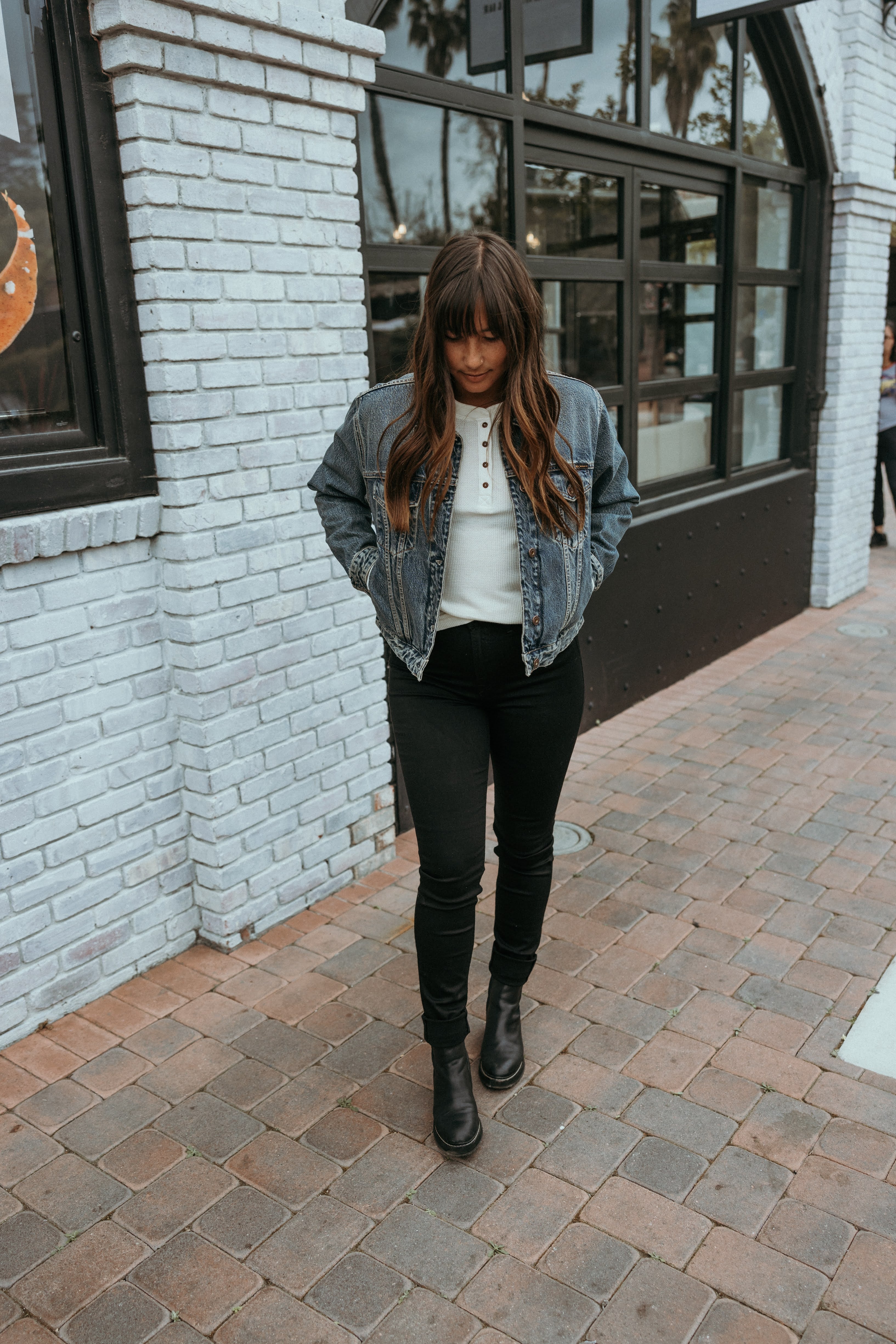 Nudie Jeans Women - Elina Denim Jacket Dark Vintage Denim - Image 3