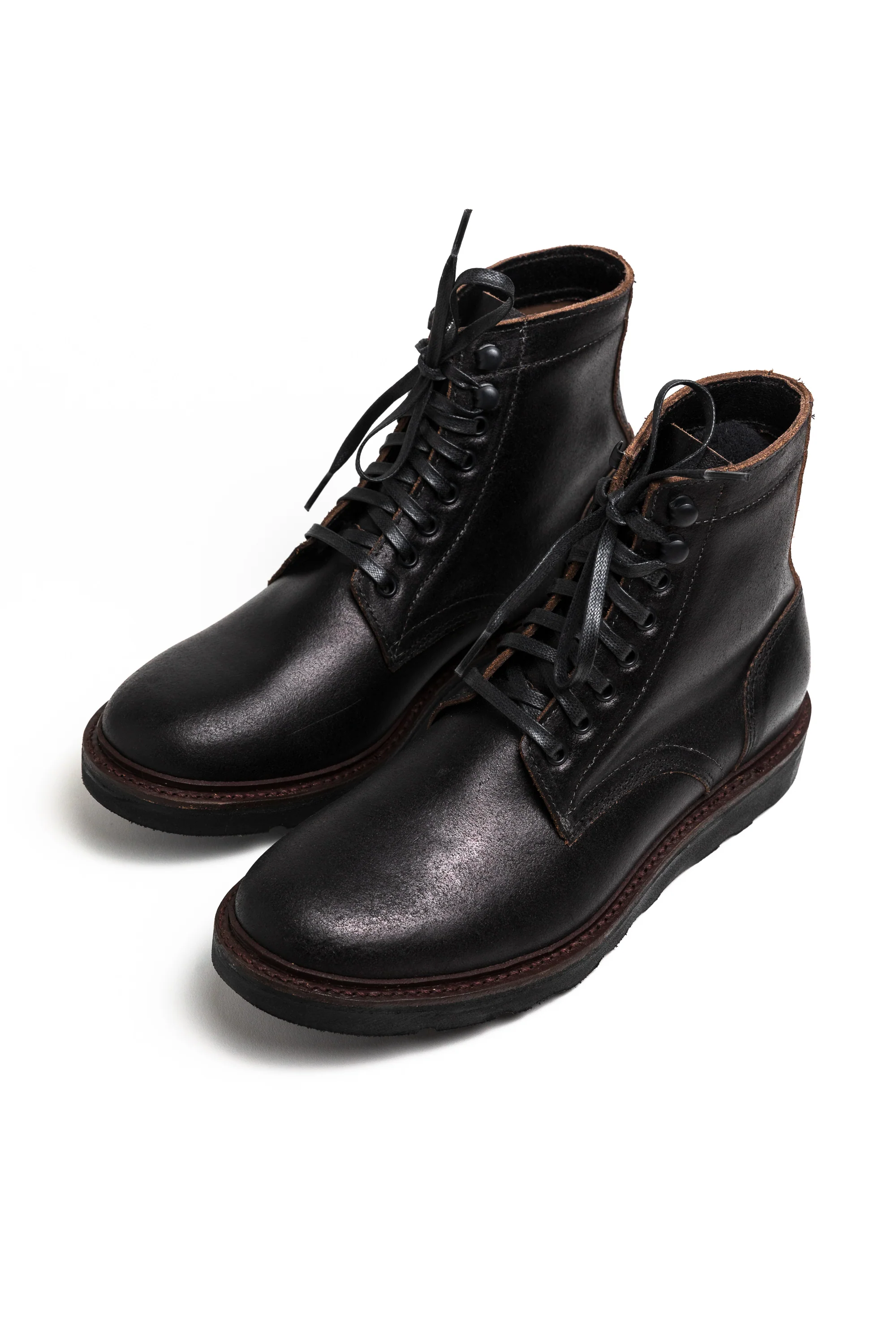 Oak Street Bootmakers x ButterScotch - Double Black Deckard Boot - Image 10