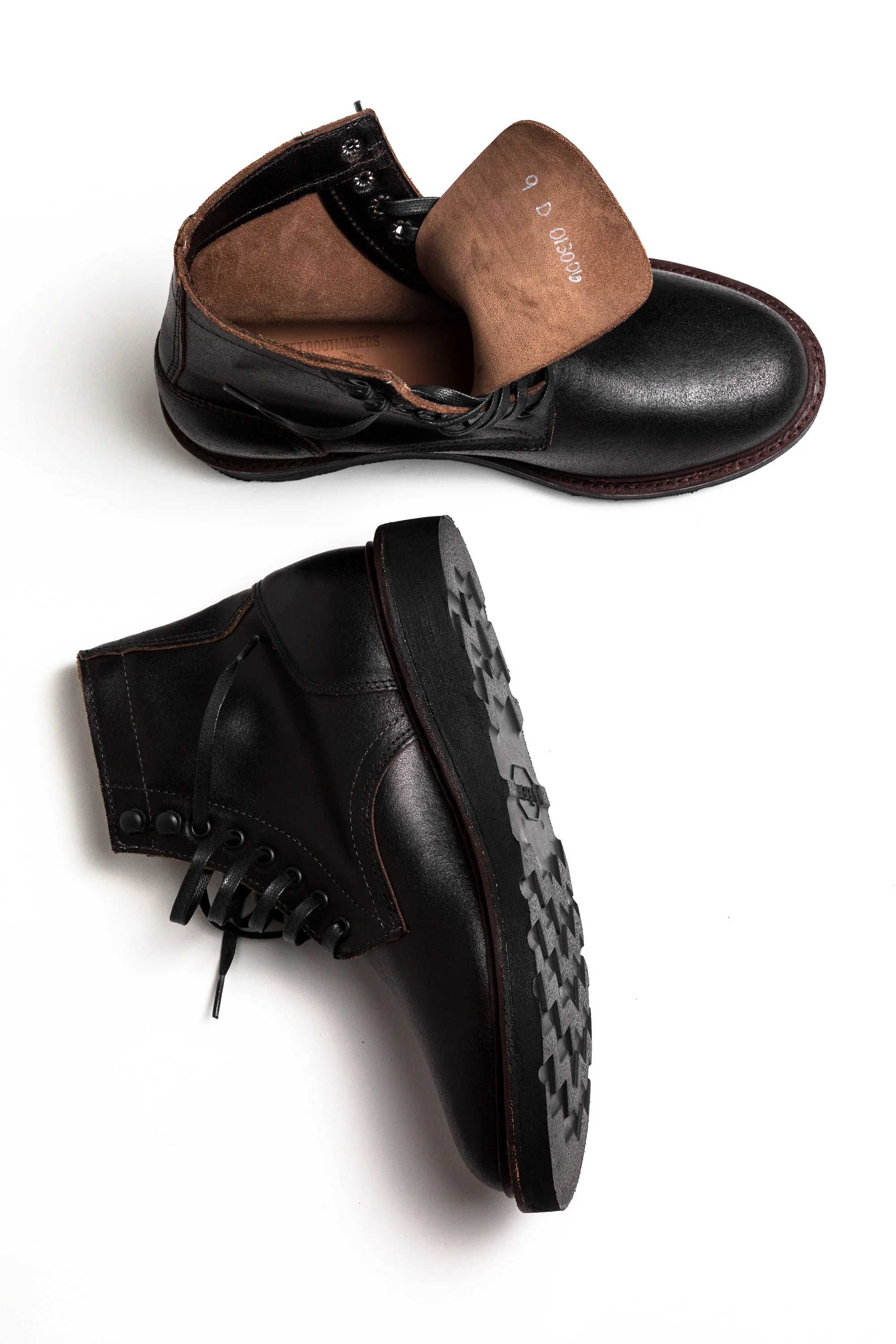Oak Street Bootmakers x ButterScotch - Double Black Deckard Boot - Image 13