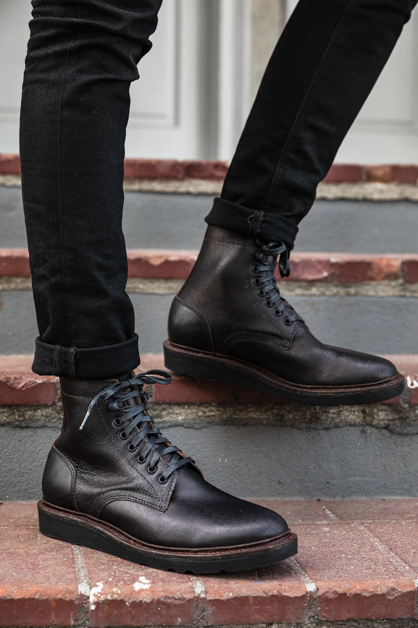 Oak Street Bootmakers x ButterScotch - Double Black Deckard Boot - Image 16