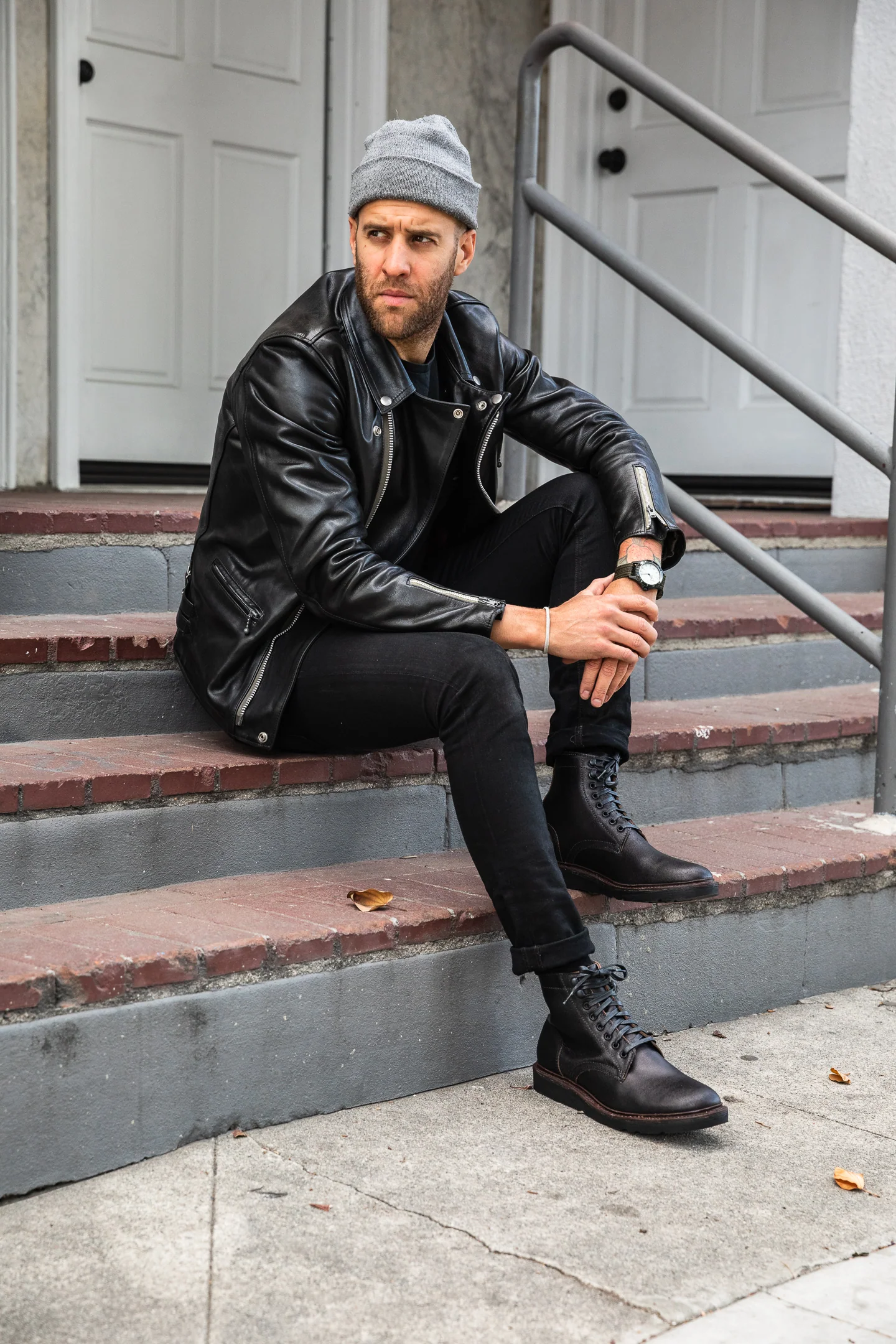 Oak Street Bootmakers x ButterScotch - Double Black Deckard Boot - Image 3