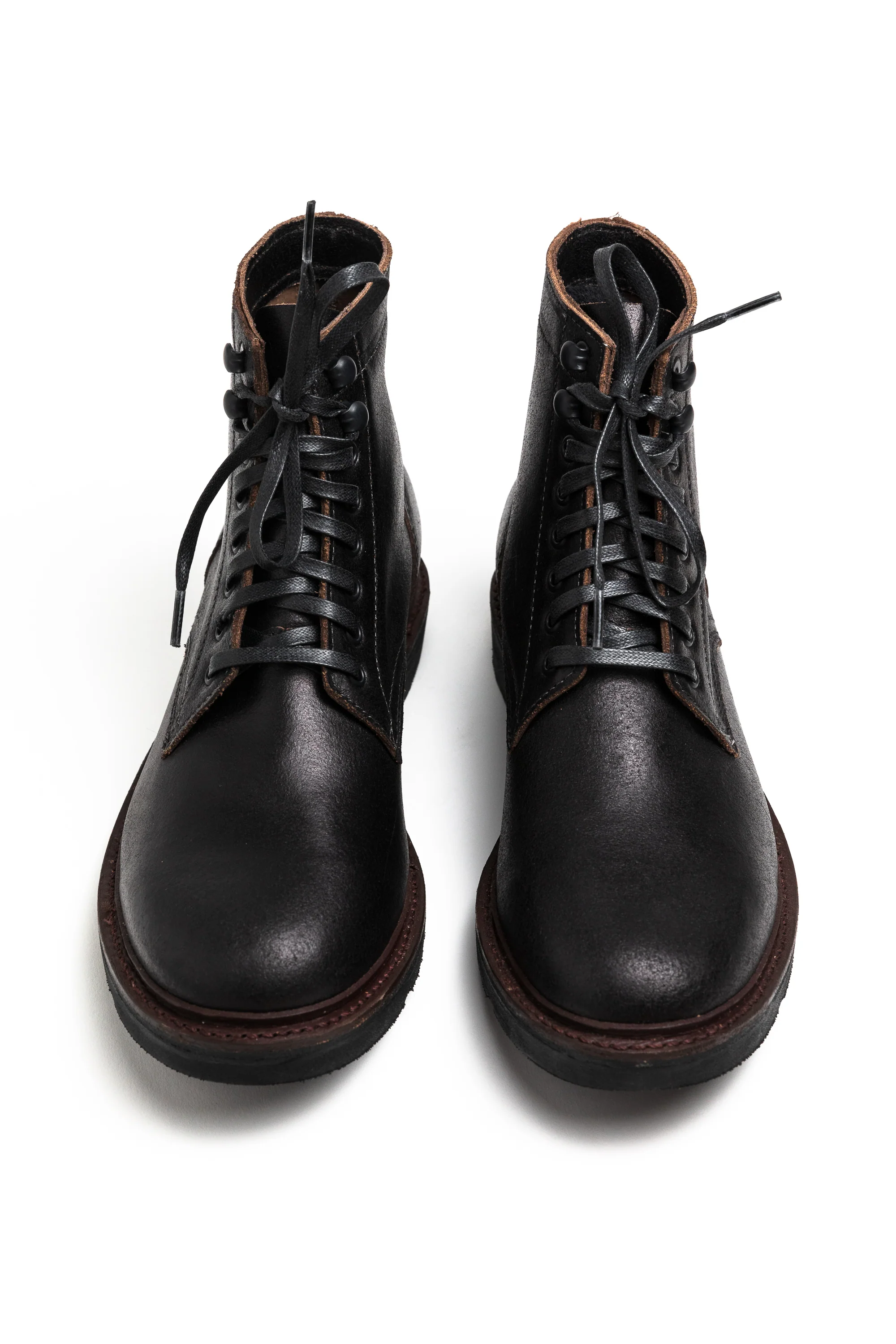 Oak Street Bootmakers x ButterScotch - Double Black Deckard Boot - Image 6