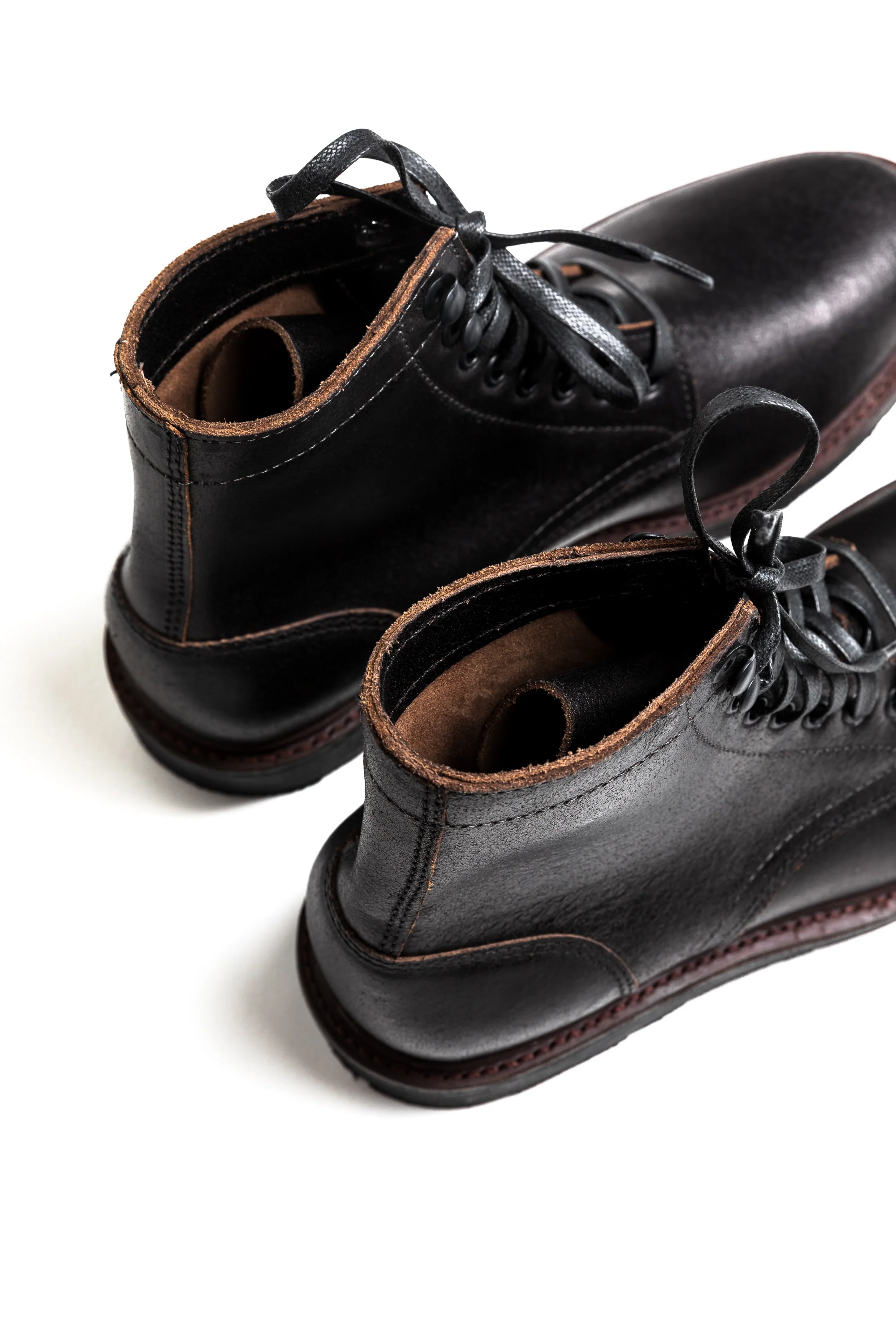 Oak Street Bootmakers x ButterScotch - Double Black Deckard Boot - Image 8