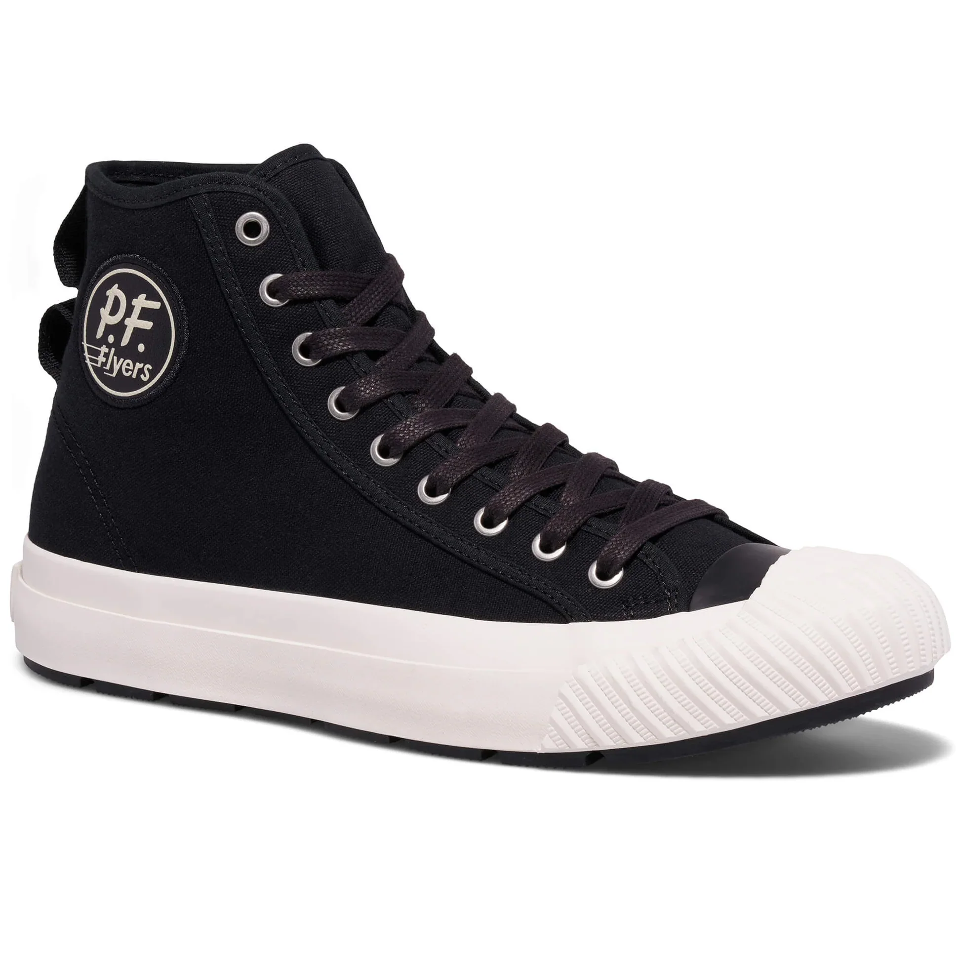 P.F. Flyers - Grounder Hi-Top - Black/Sea Salt - Image 6
