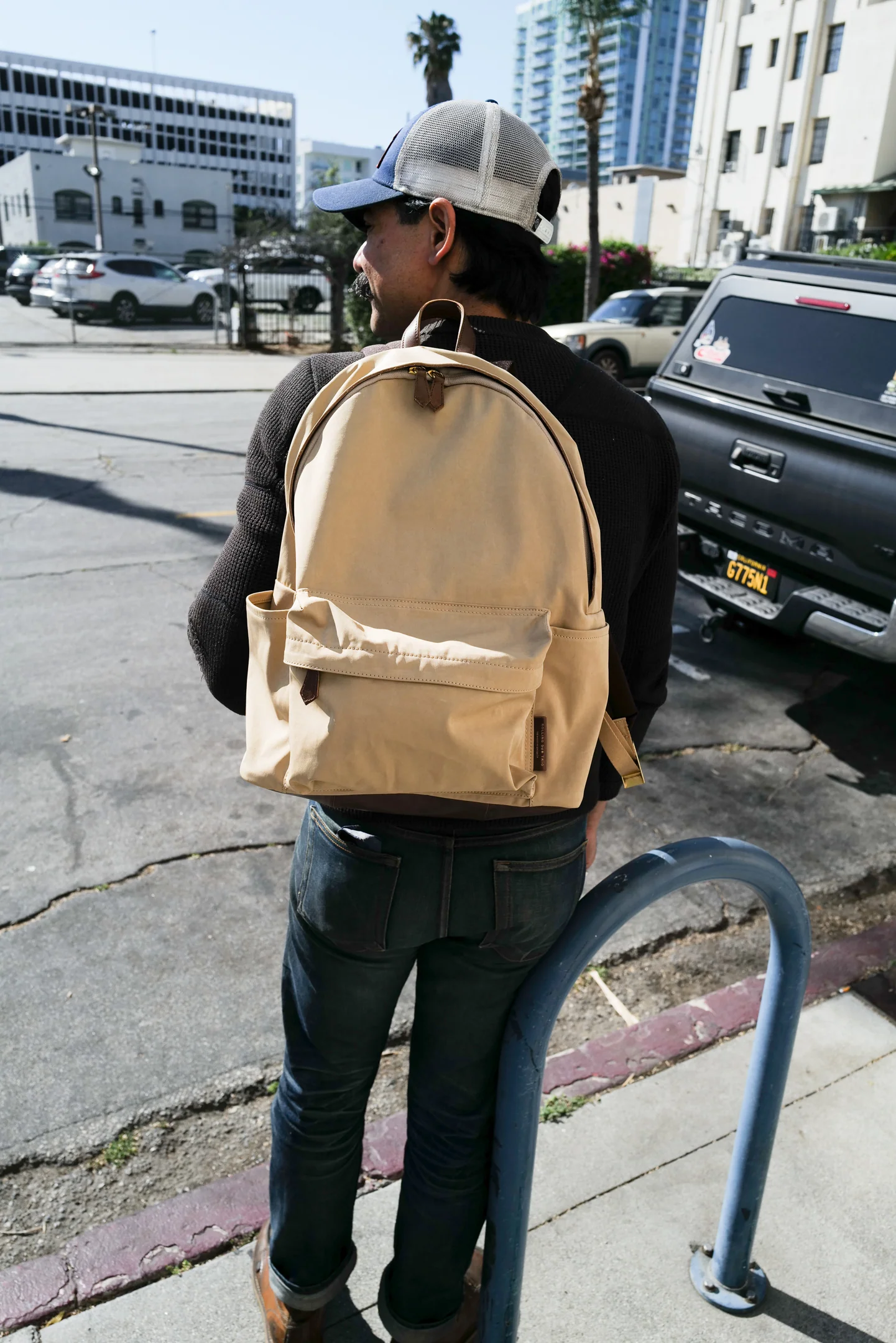Rolling Dub Trio - Daily Back Pack - Beige - Image 14