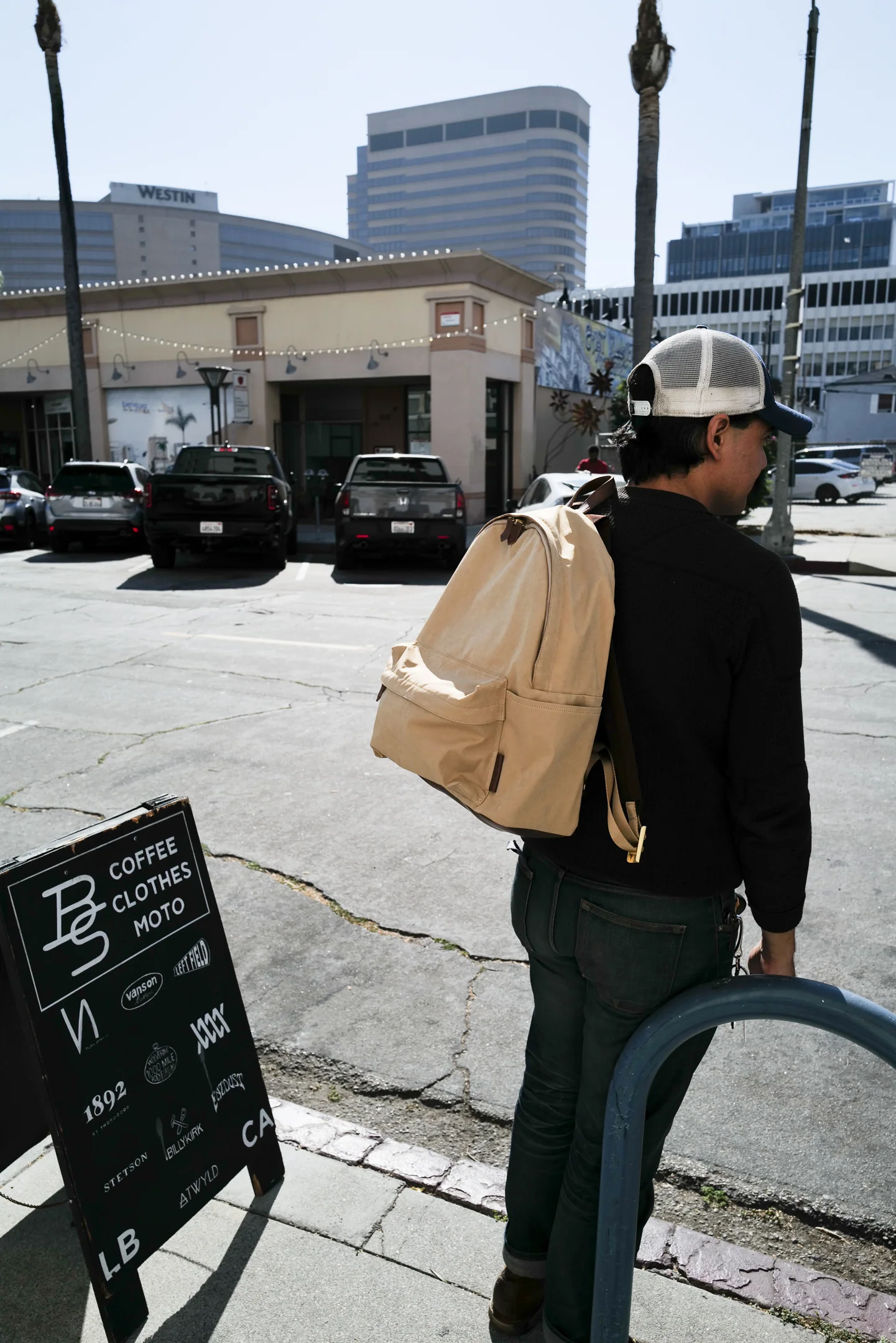 Rolling Dub Trio - Daily Back Pack - Beige - Image 2