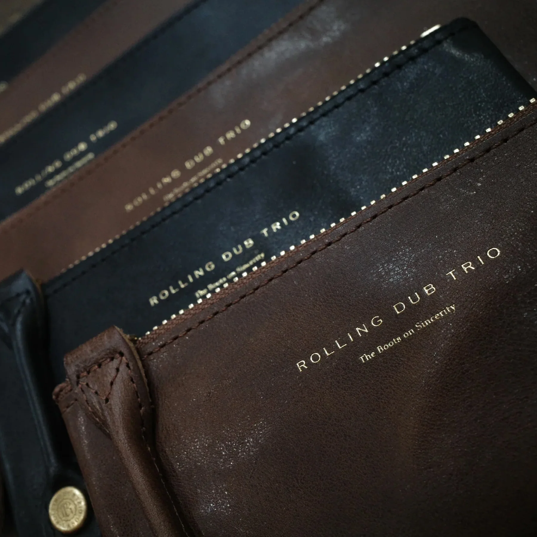 Rolling Dub Trio - Square Zip & Snap Pouch - Image 12