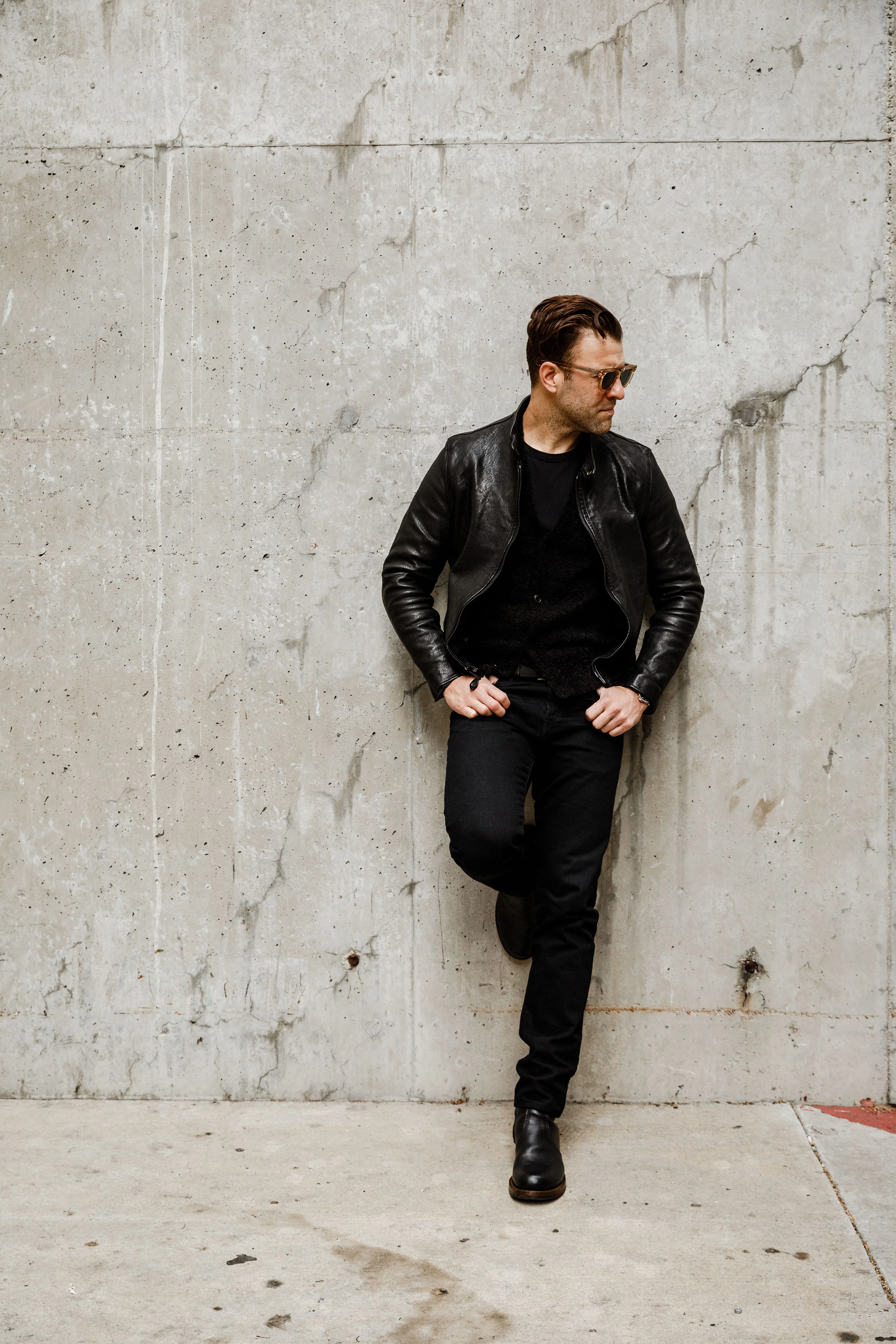 Schott N.Y.C - P234 Veg Tanned Cafe Jacket - Image 3