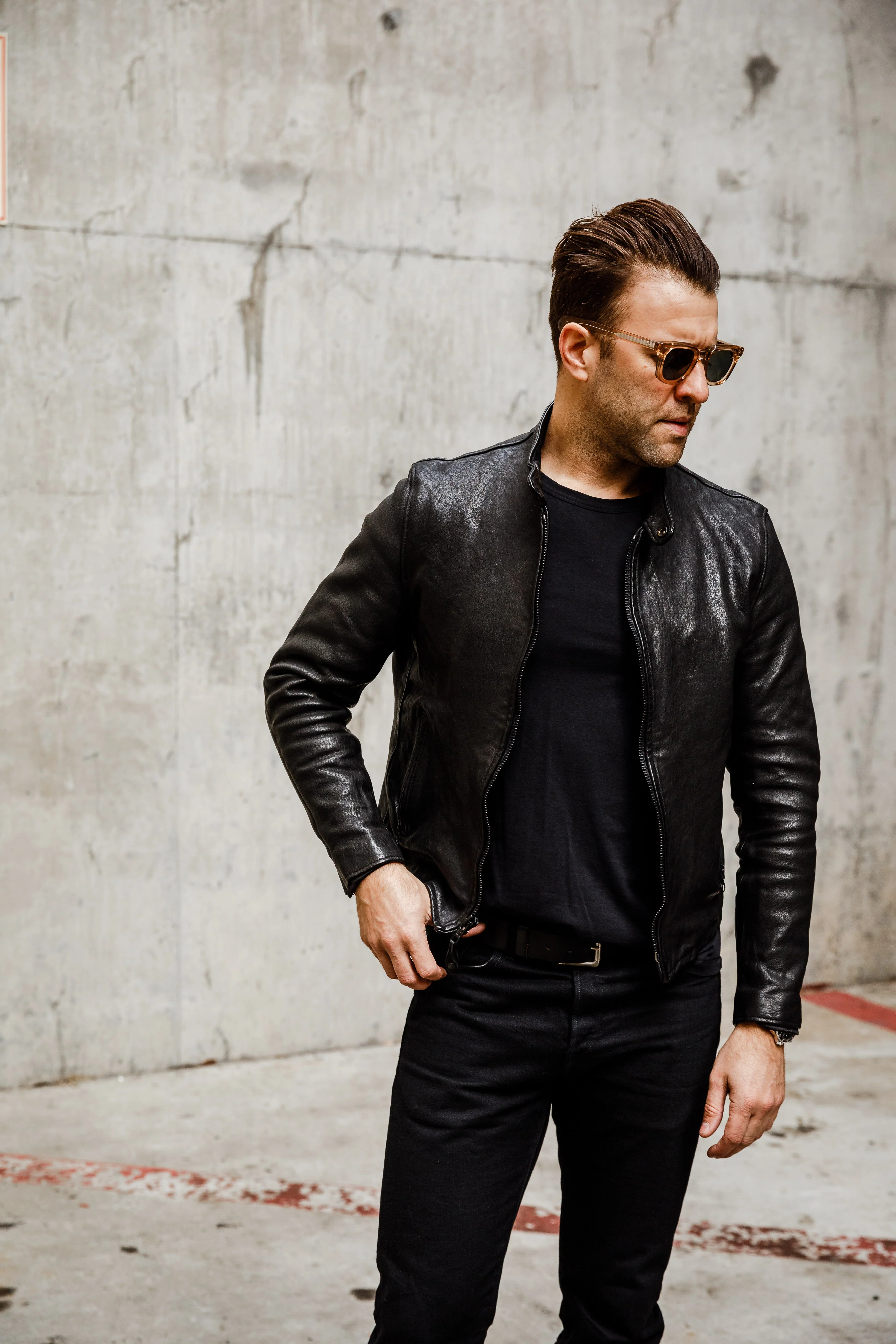 Schott N.Y.C - P234 Veg Tanned Cafe Jacket - Image 4