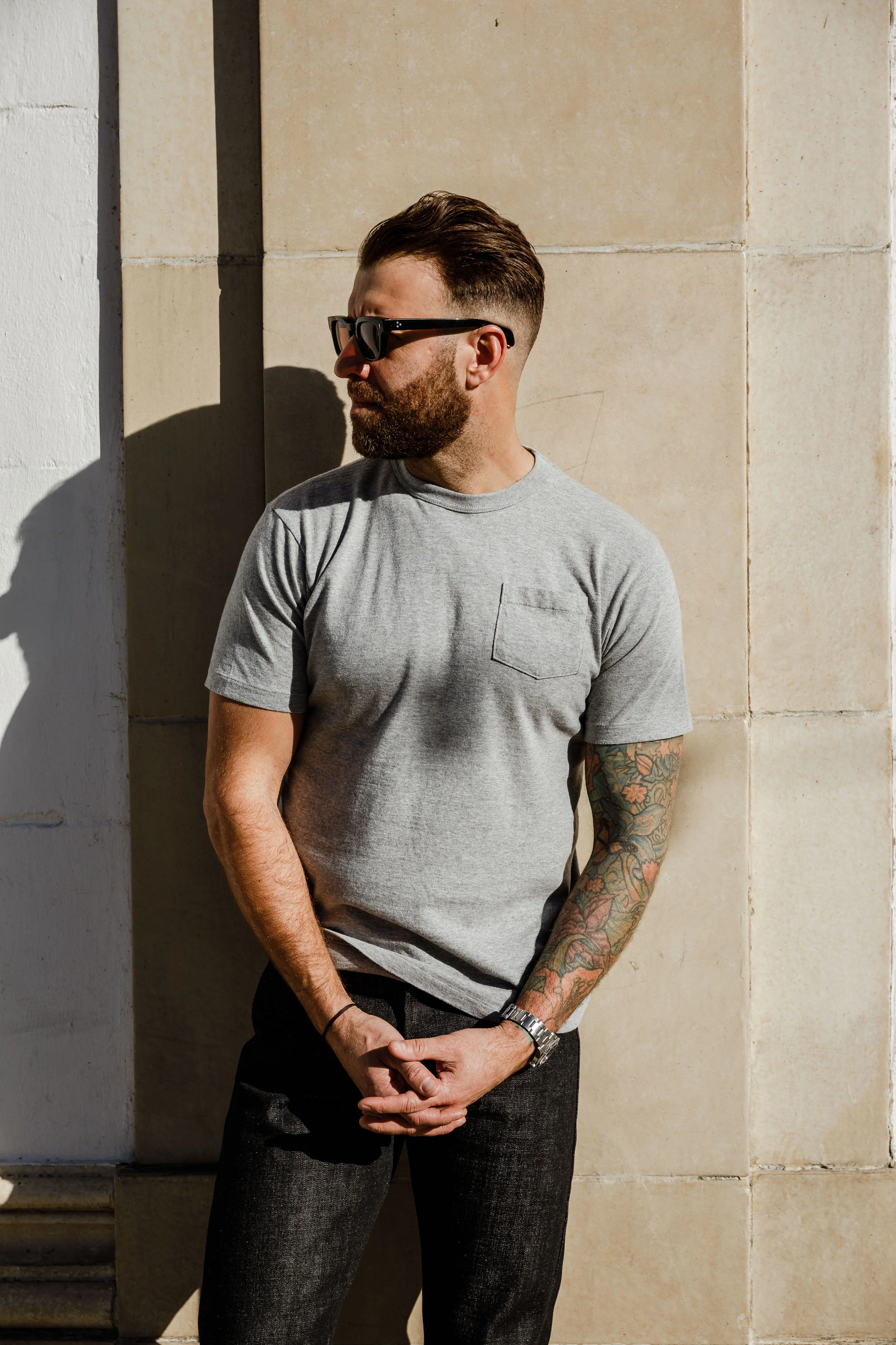 Sunray Sportswear - Hanalei Pocket T-Shirt - Hambledon Grey - Image 3