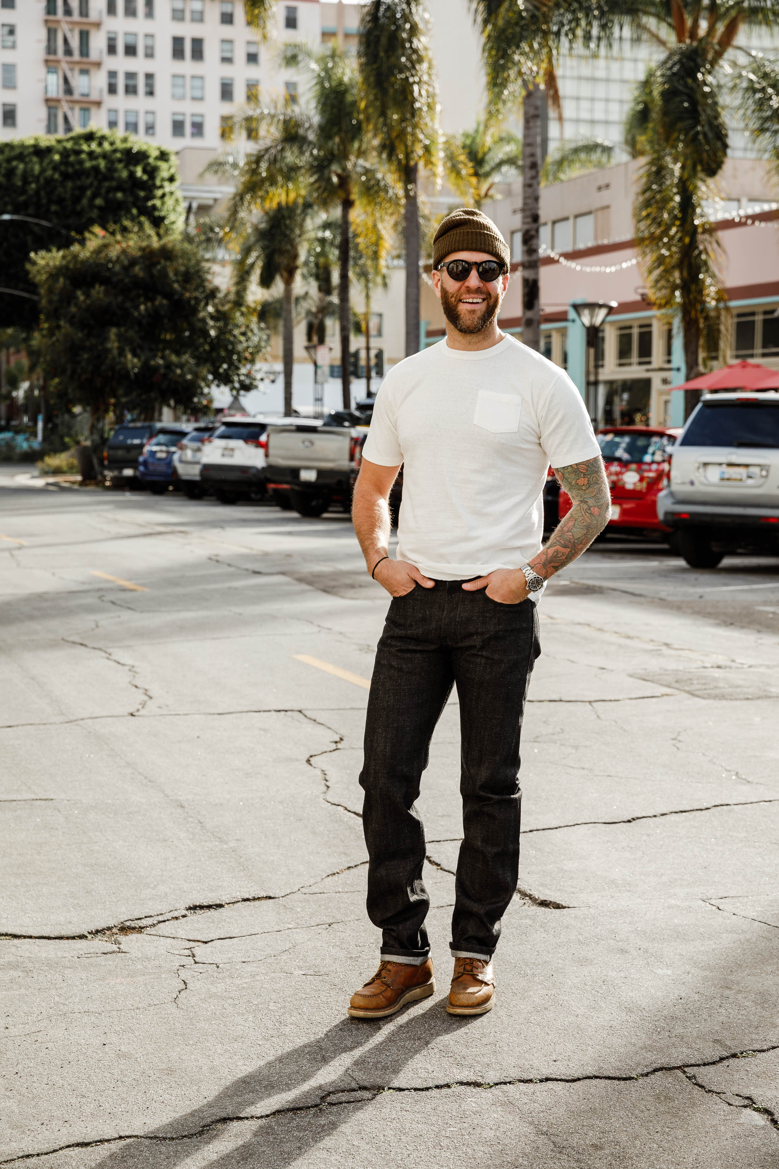 Sunray Sportswear - Hanalei Pocket T-Shirt - Off White - Image 5