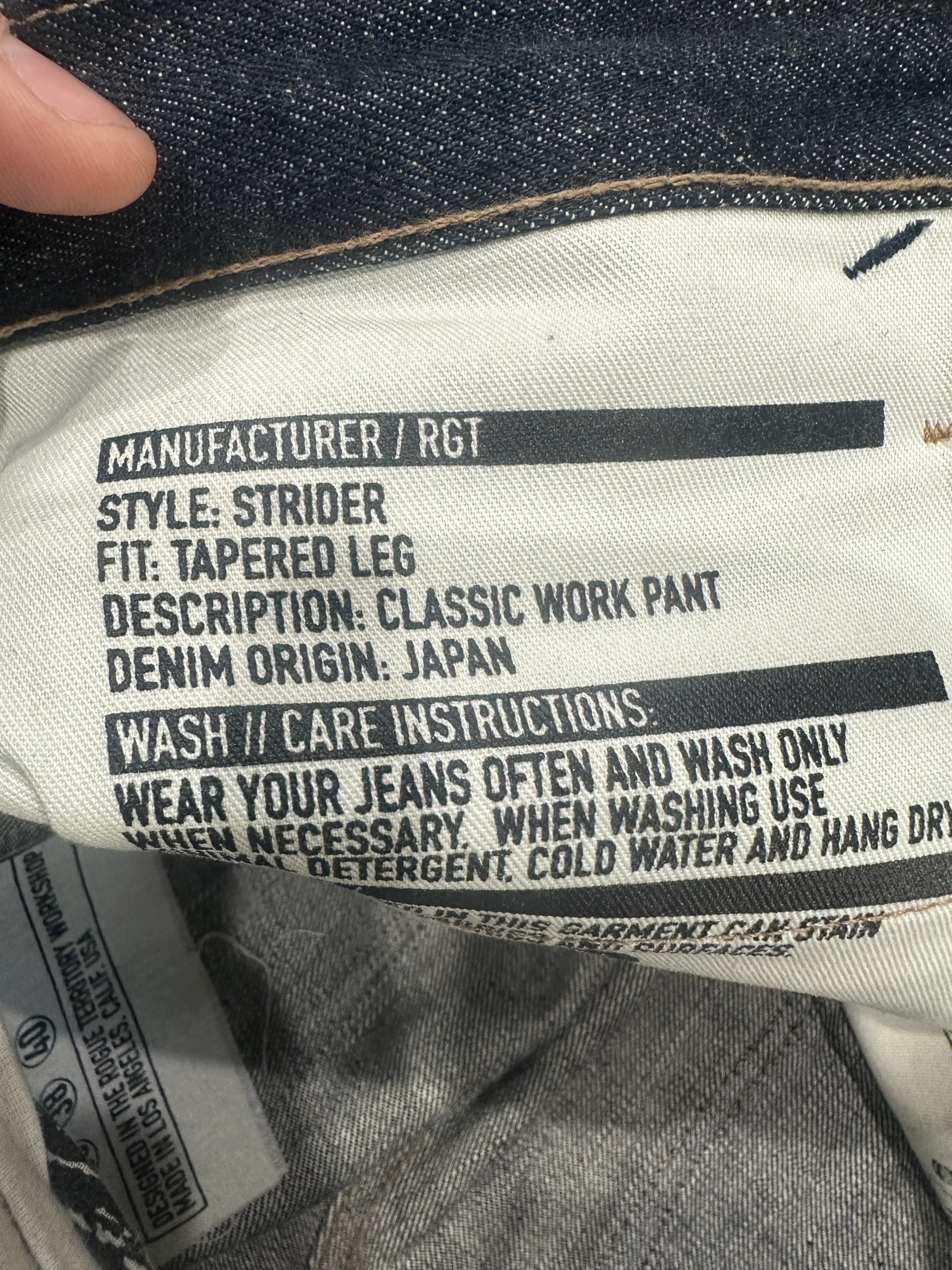 Tommy's Closet - RGT 15oz Strider (Size 29) - Image 3