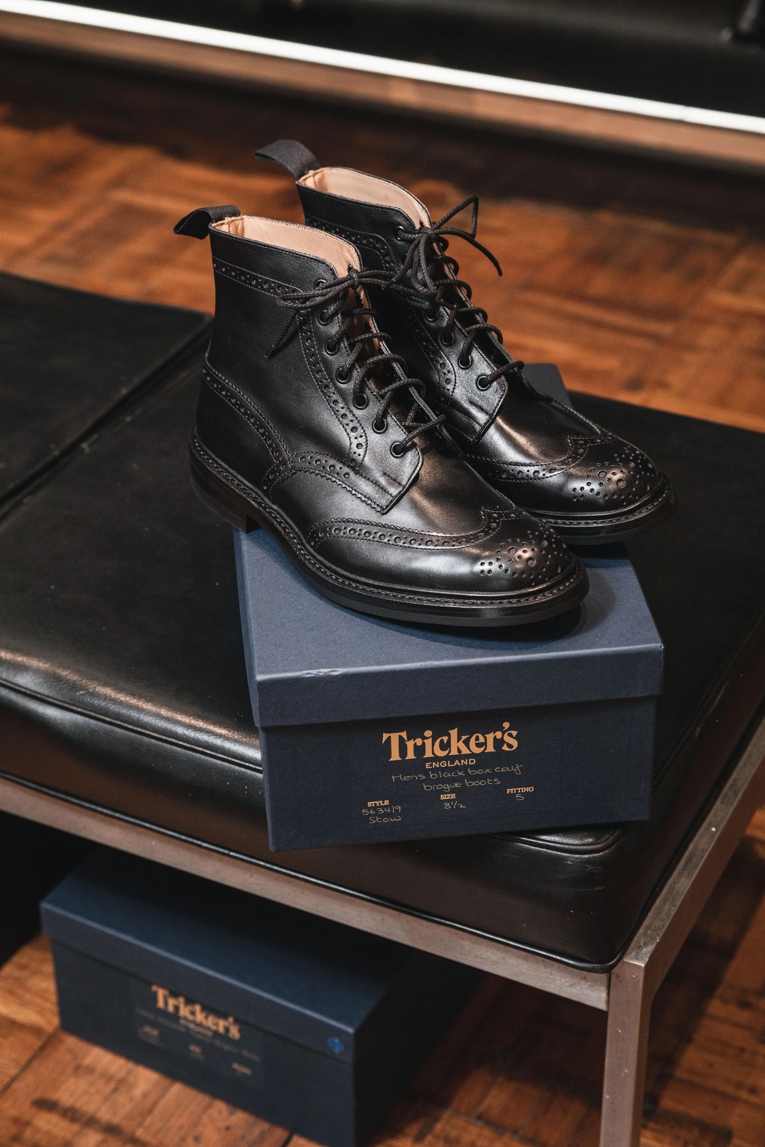Trickers - Stow Country Boot - Black Box Calf - Image 11