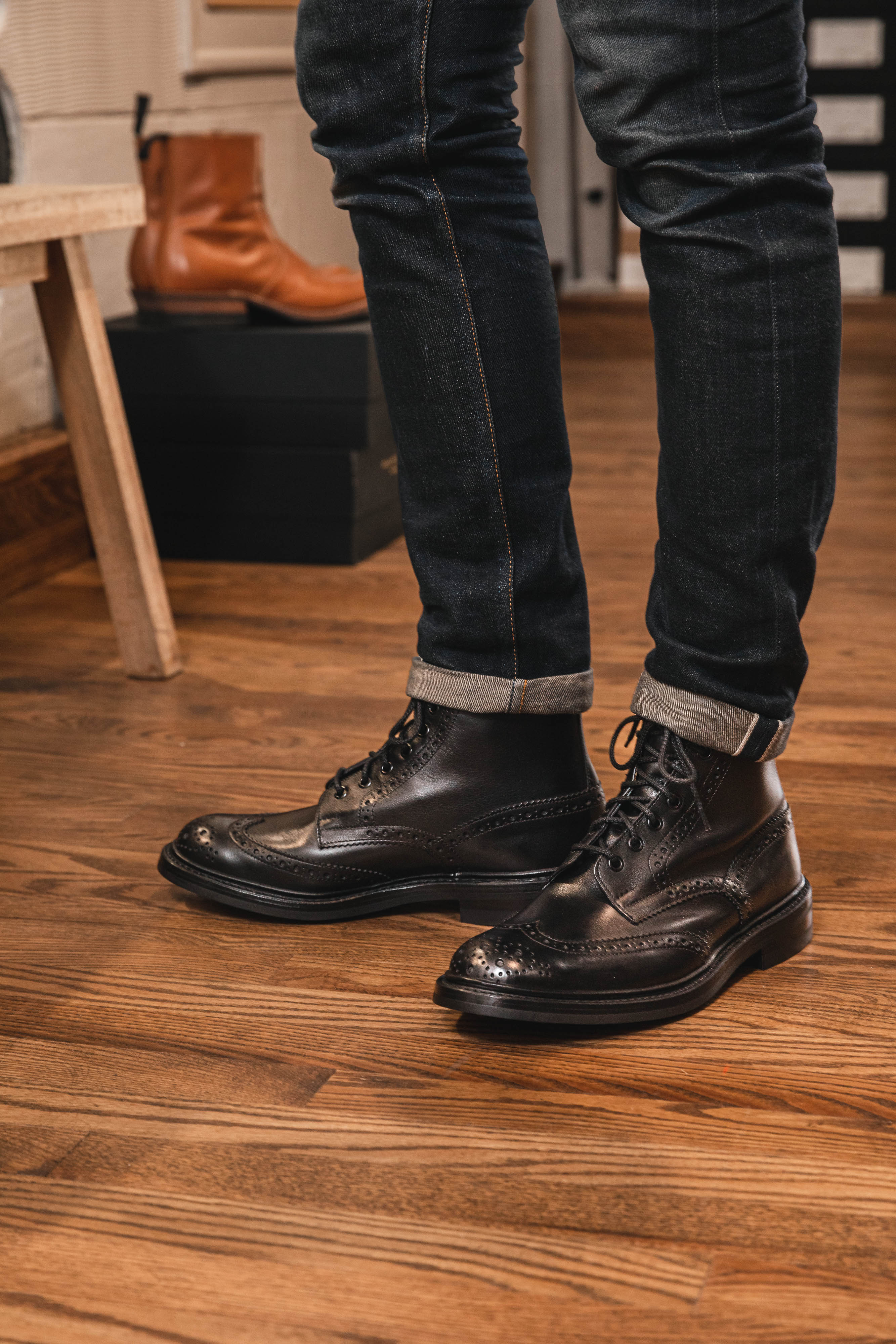 Trickers - Stow Country Boot - Black Box Calf - Image 3