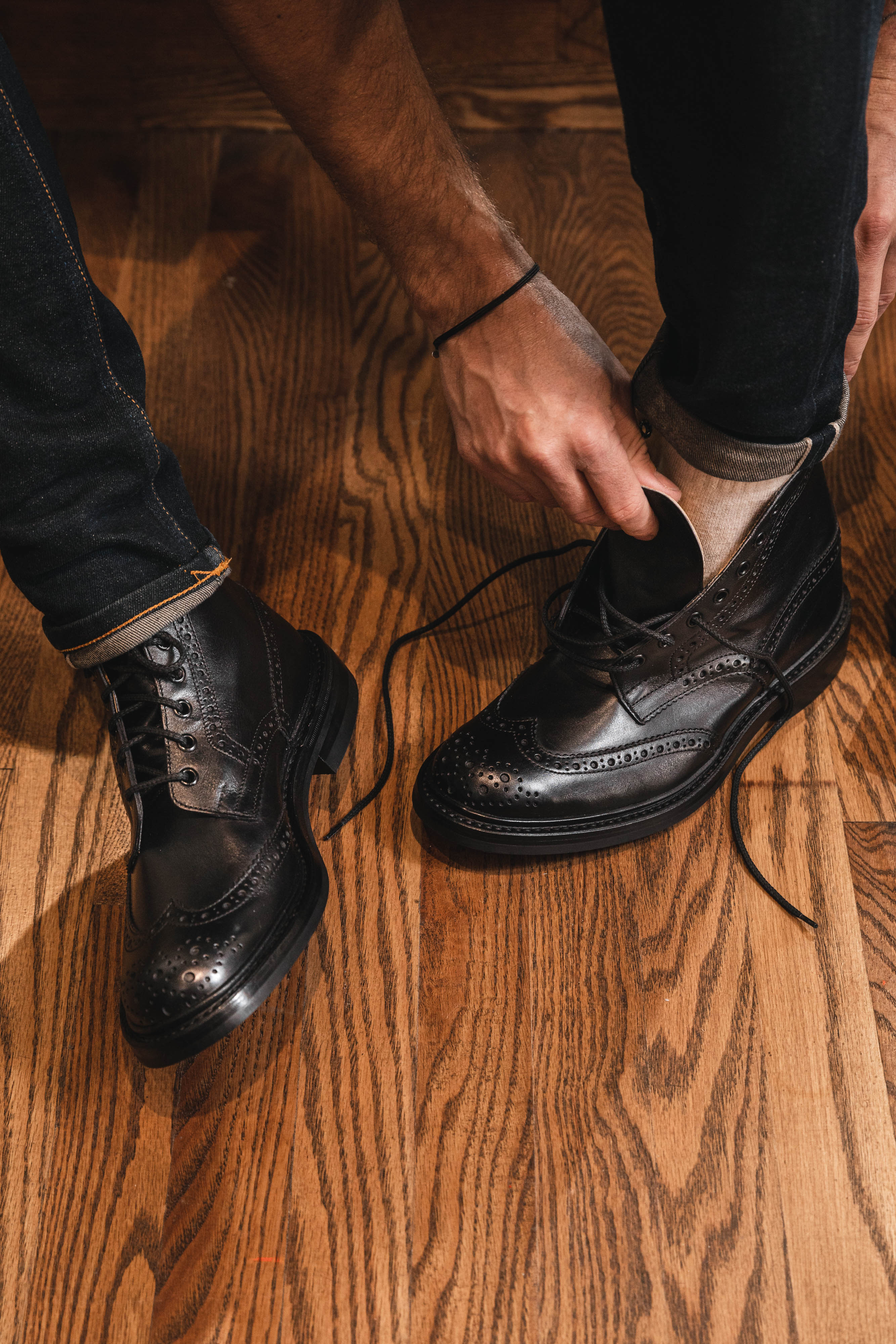 Trickers - Stow Country Boot - Black Box Calf - Image 9