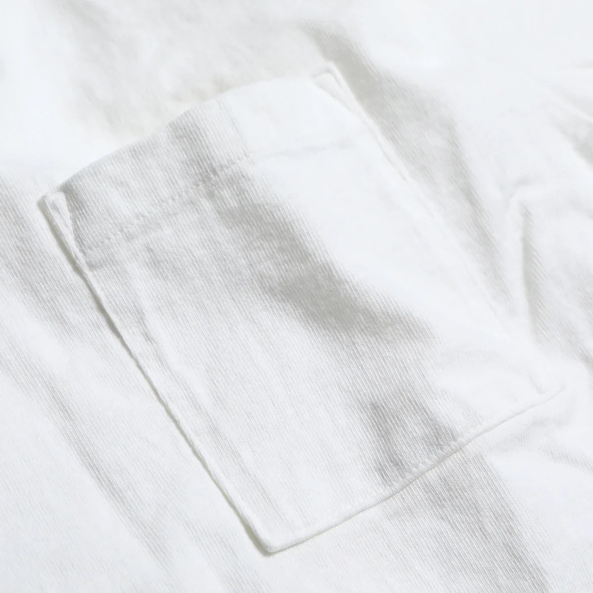 Trophy Clothing - L/S Loop Wheel Pocket Tee - White - Image 3