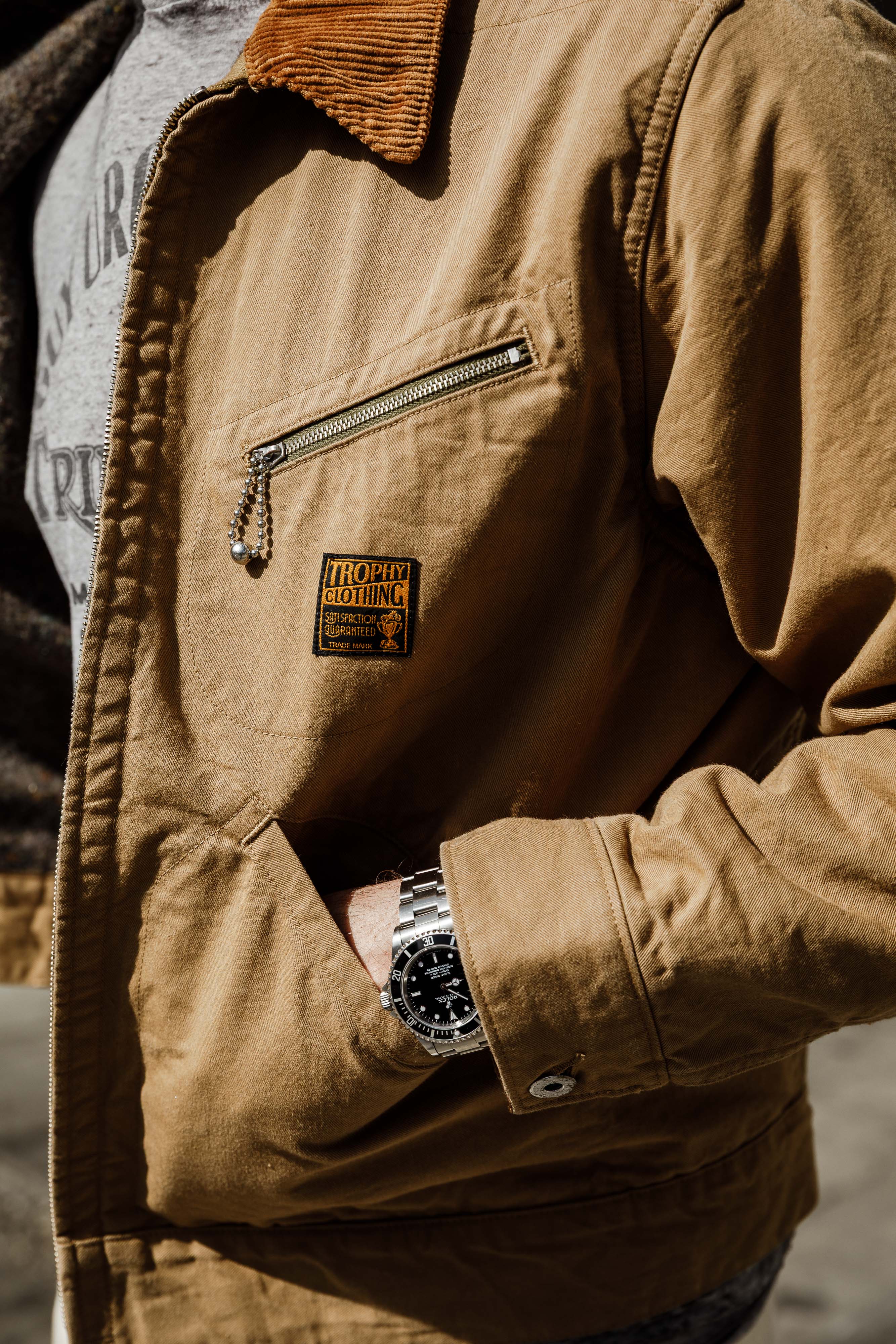 Trophy Clothing - Storm Jacket - Beige - Image 5