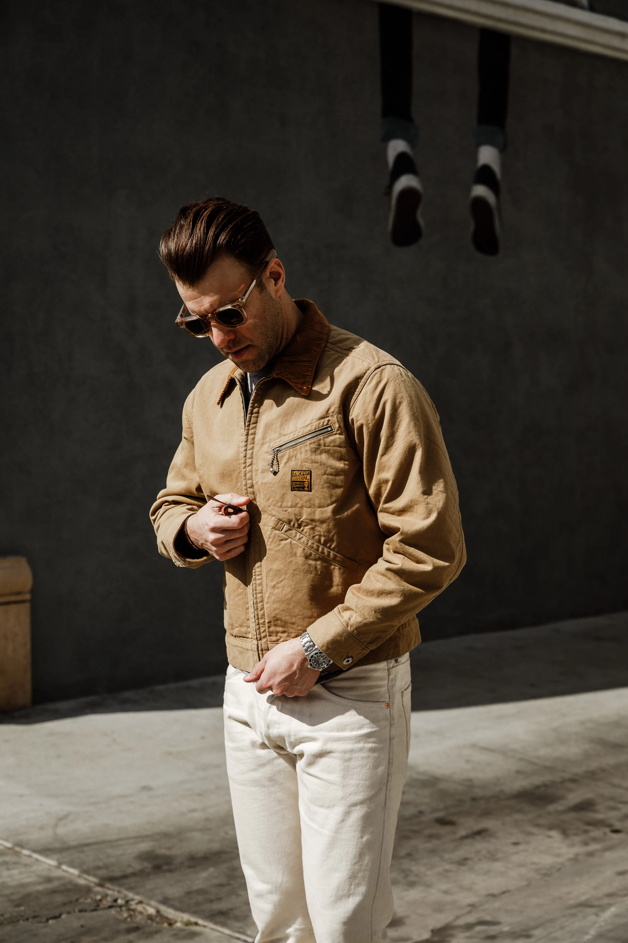 Trophy Clothing - Storm Jacket - Beige - Image 7