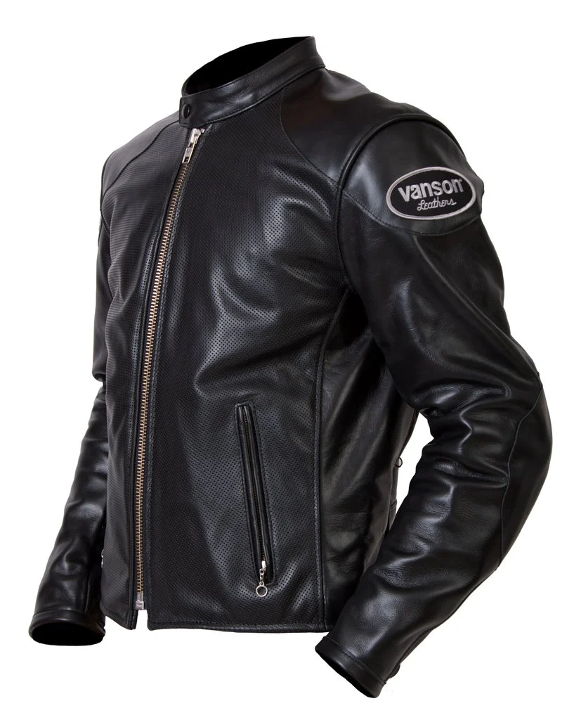 Vanson - DRAC - Perforated Z150 - Black - Image 3