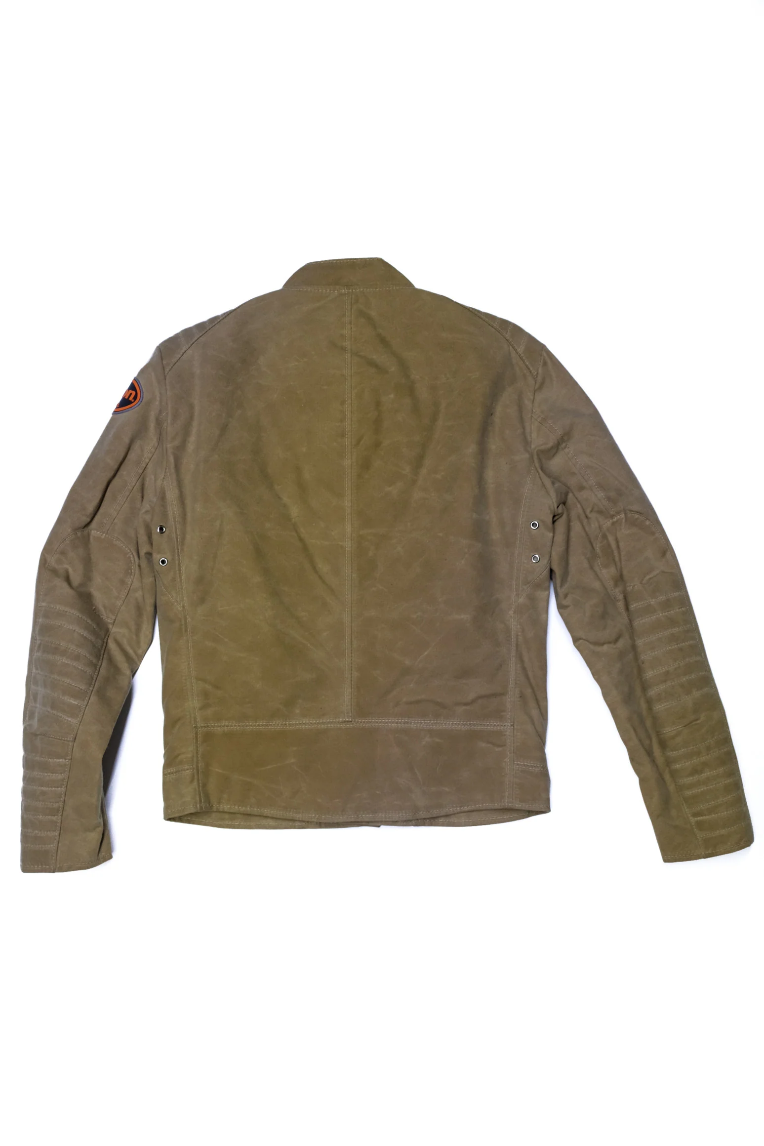 Vanson - Trophy Jacket - Tan Waxed Canvas - Image 3