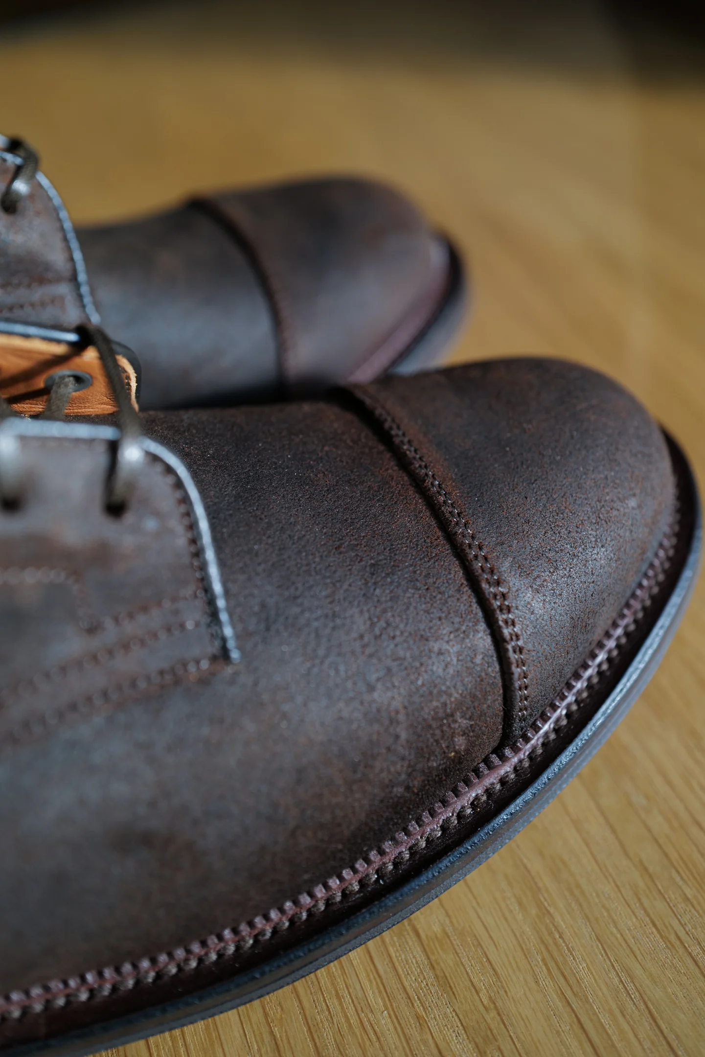 Viberg - Halkett Boot - Snuff Waxy Commander - Image 11