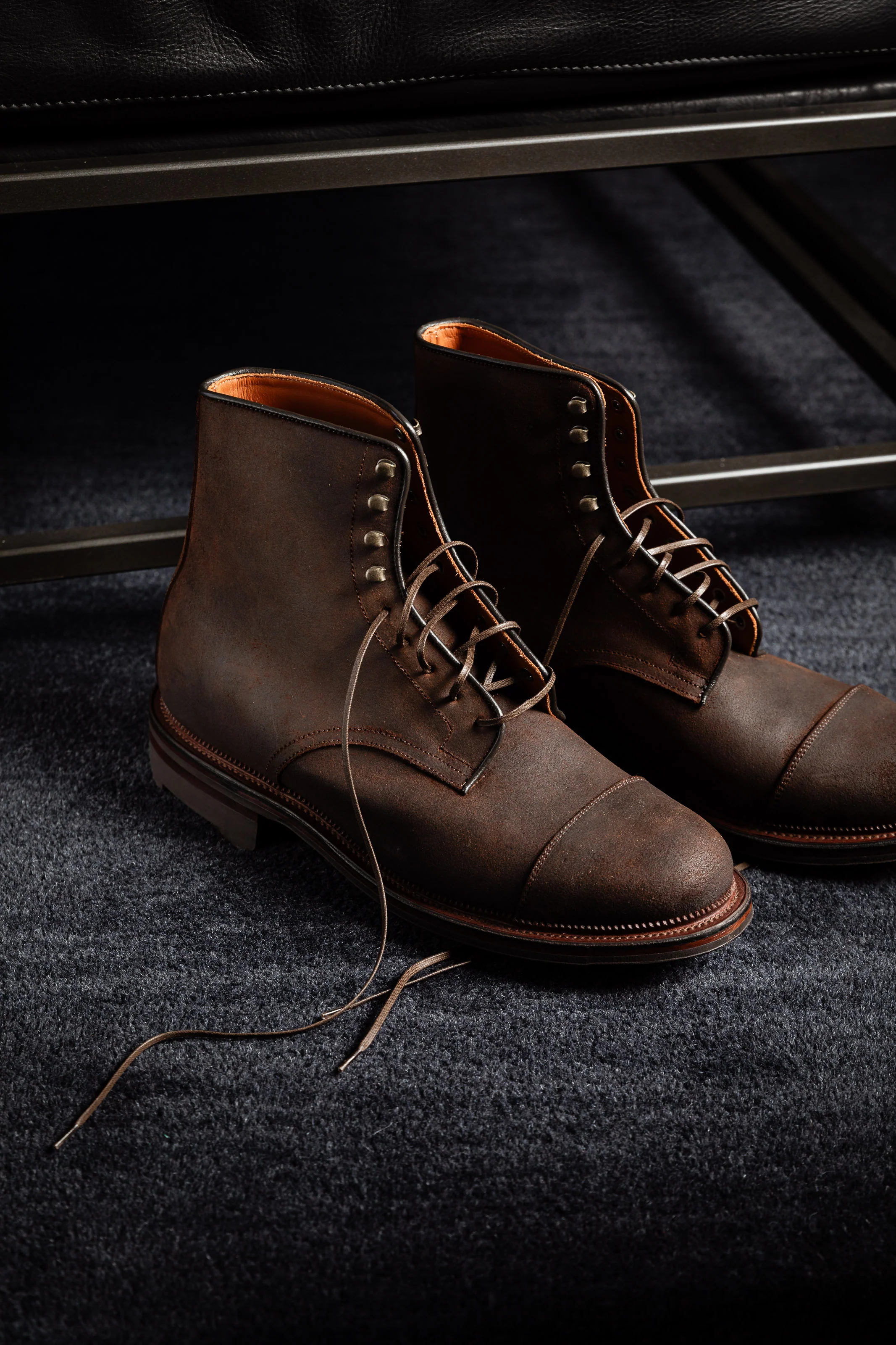 Viberg - Halkett Boot - Snuff Waxy Commander - Image 4