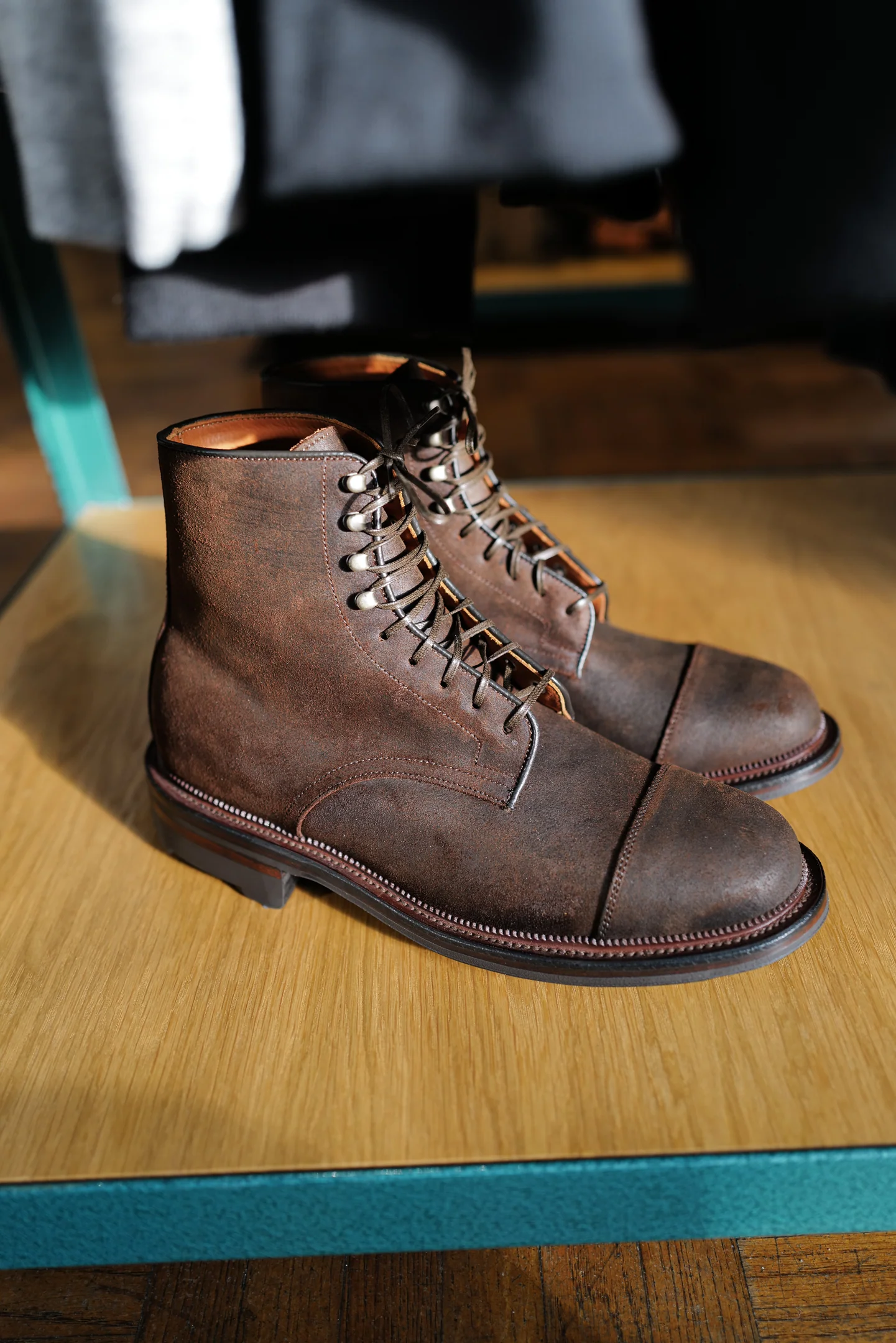 Viberg - Halkett Boot - Snuff Waxy Commander - Image 9