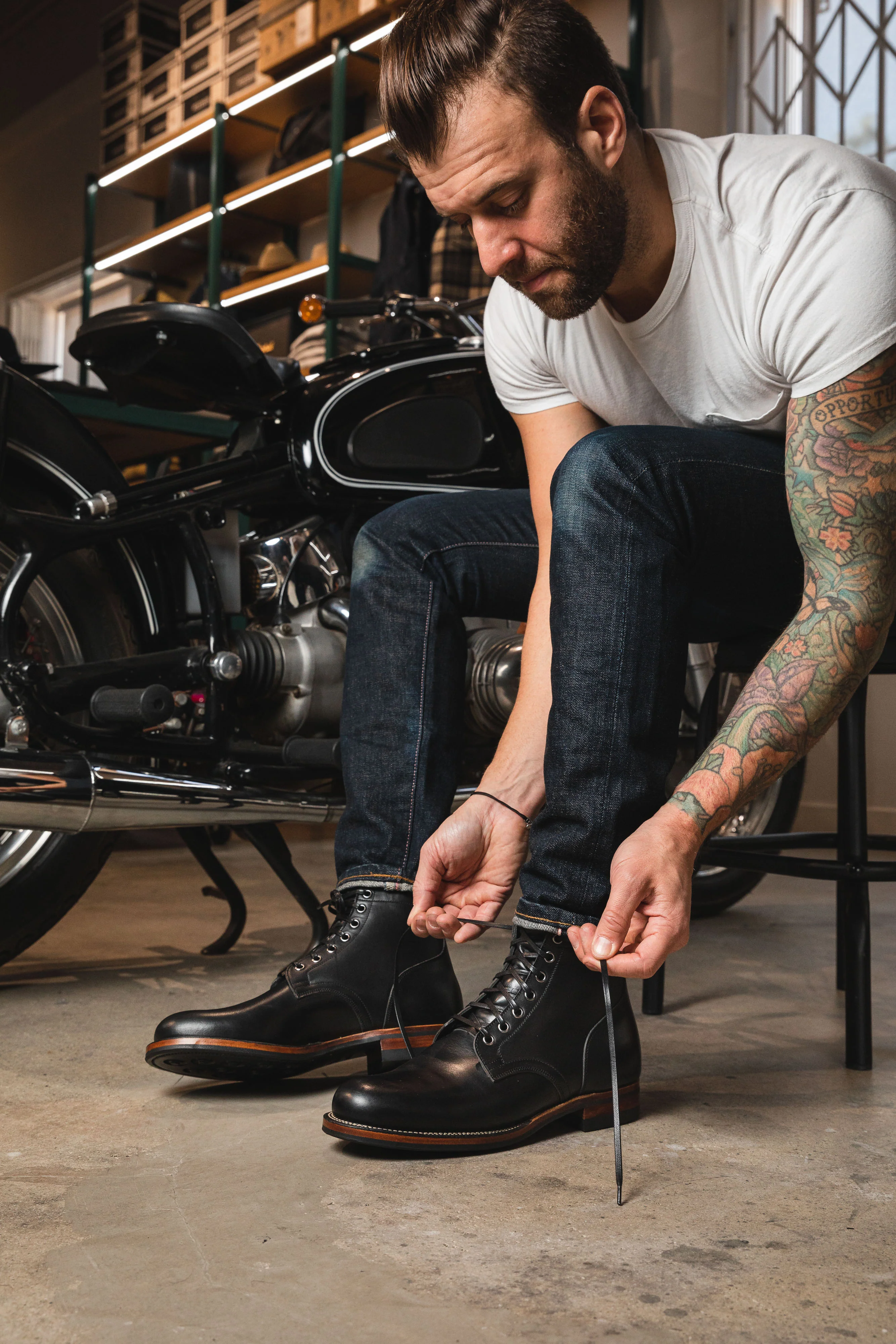 Viberg - Service Boot - 2030 Last - Black Chromexcel - Image 3